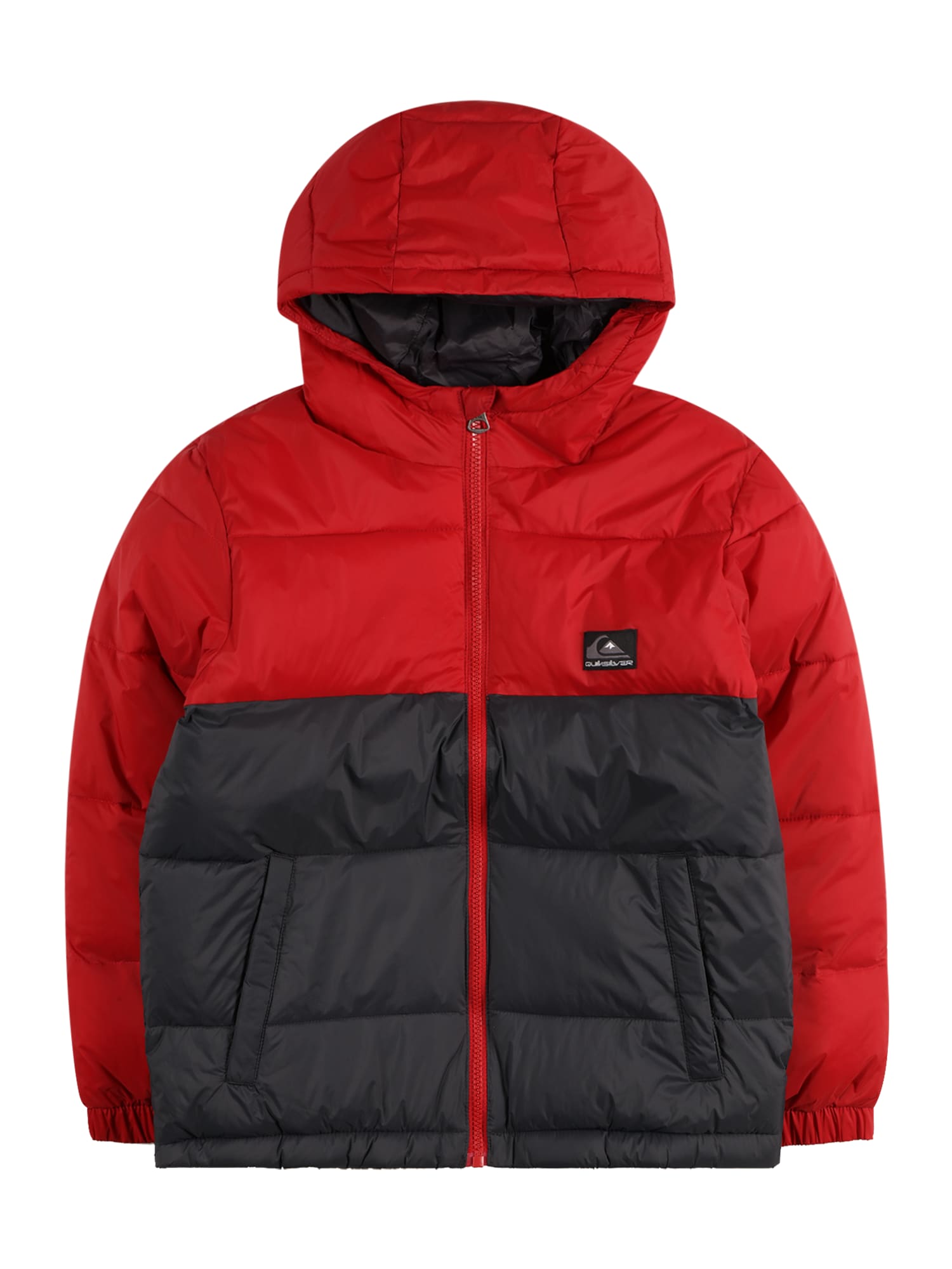 QUIKSILVER Zimska jakna 'WOLFS SHOULDERS'  bazaltno siva / rdeča