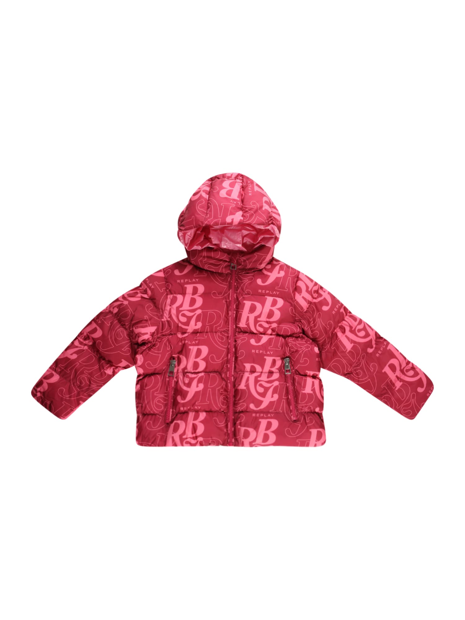 REPLAY & SONS Prehodna jakna  ciklama / roza
