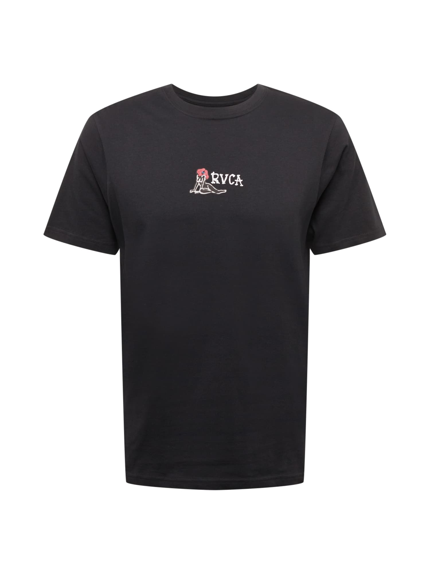 RVCA Majica 'OBLOW SNAKE'  pastelno rdeča / črna / bela