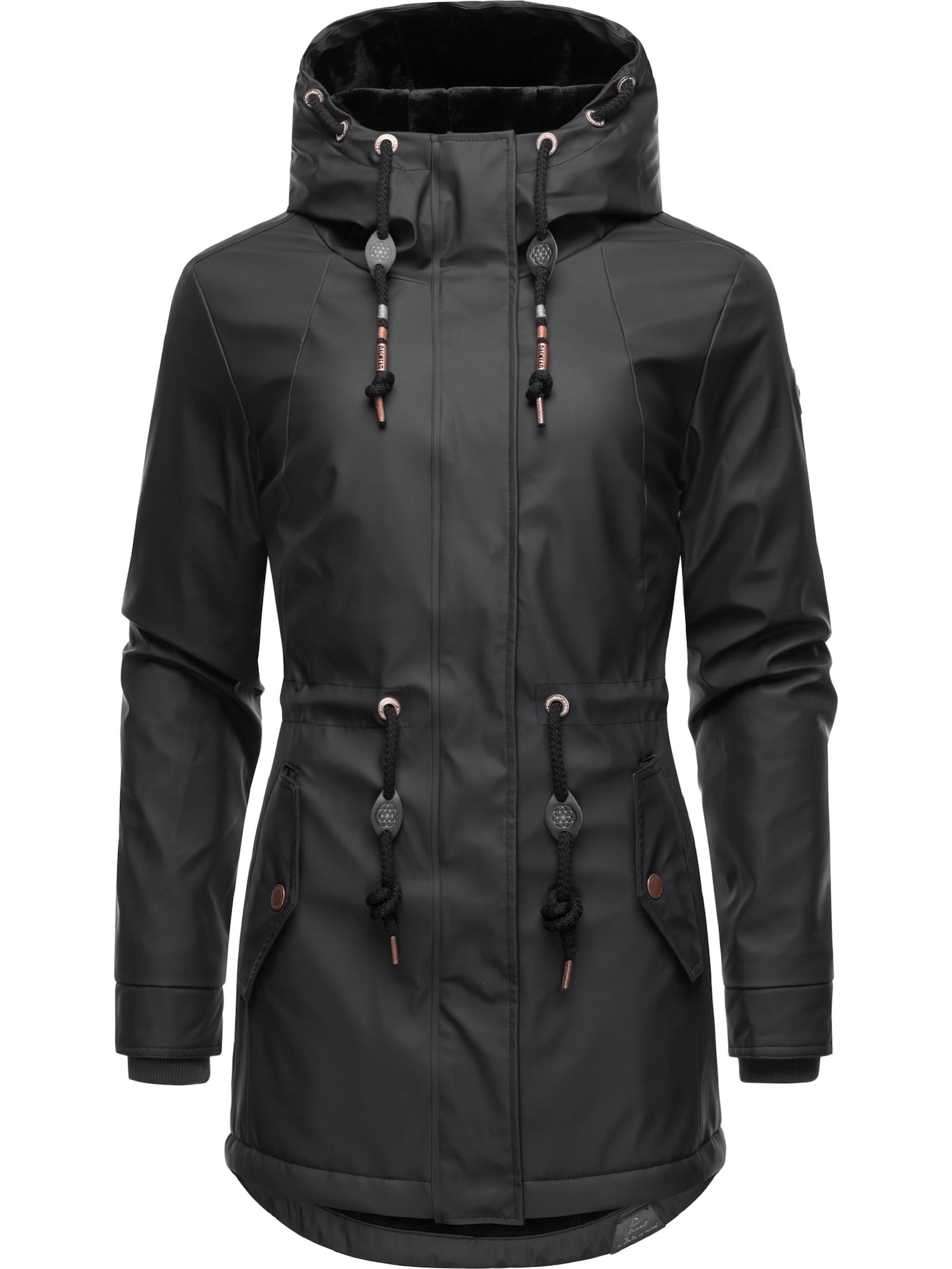Ragwear Funkcionalna jakna 'Monadis Rainy'  rjava / črna / bela