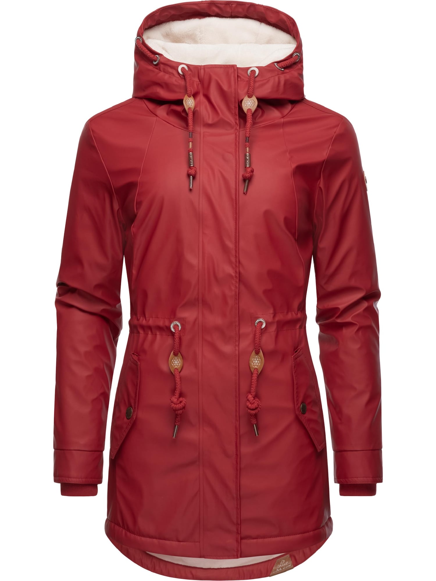 Ragwear Funkcionalna jakna 'Monadis Rainy'  rjava / rubin rdeča