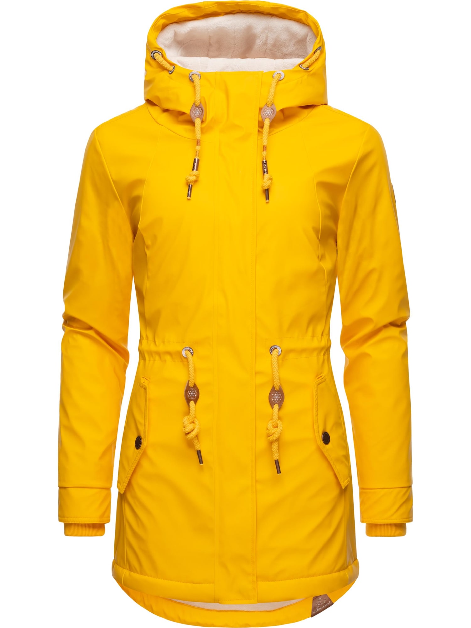 Ragwear Funkcionalna jakna 'Monadis Rainy'  rjava / rumena / bela