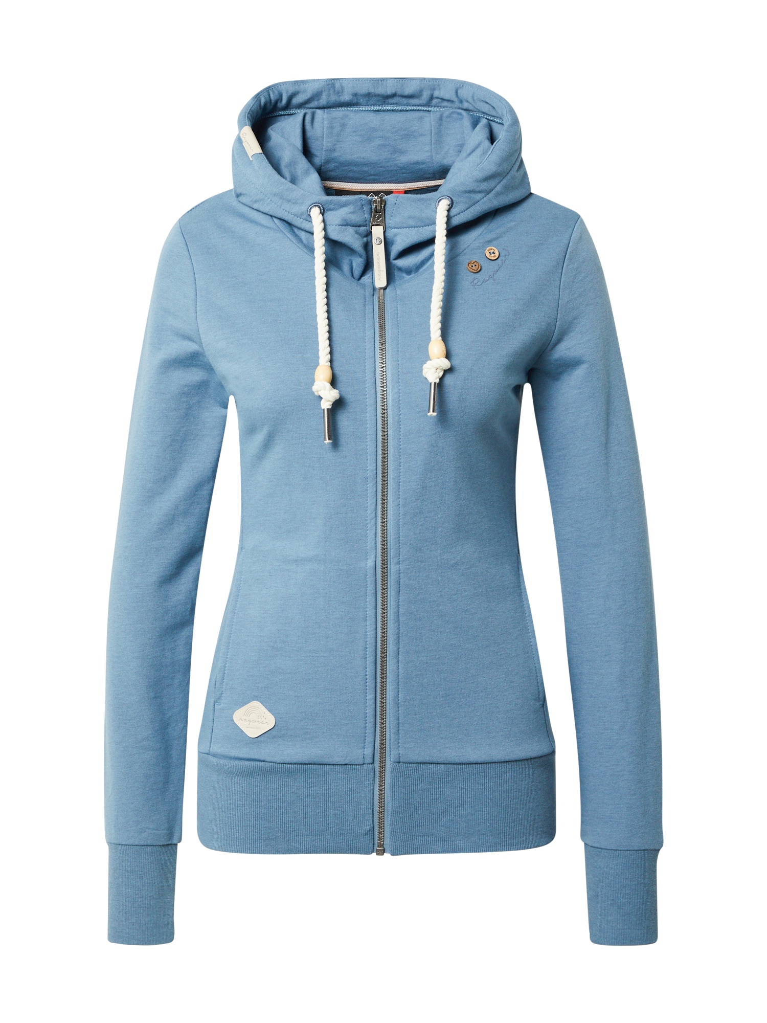 Ragwear Jopa na zadrgo 'PAYA'  dimno modra / bela