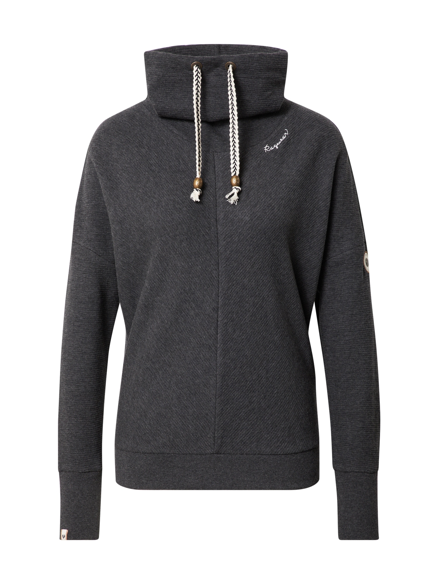 Ragwear Majica 'BALANCIA'  temno siva / bela