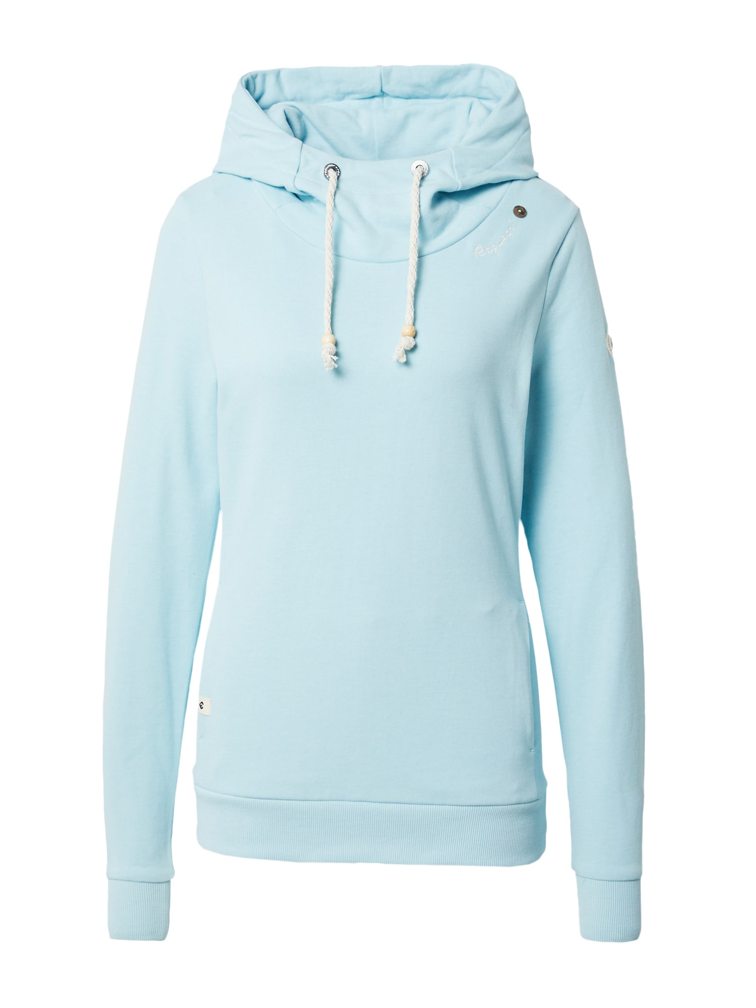 Ragwear Majica 'FLORA'  nebeško modra / bela