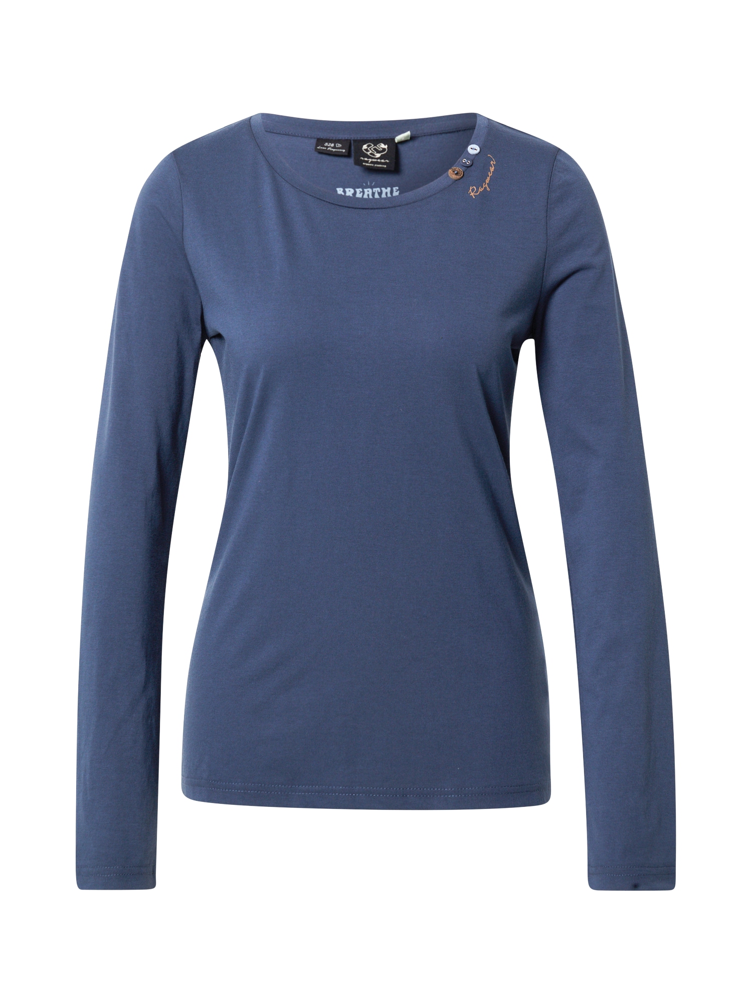 Ragwear Majica 'FLORAH'  marine / svetlo rjava / bela