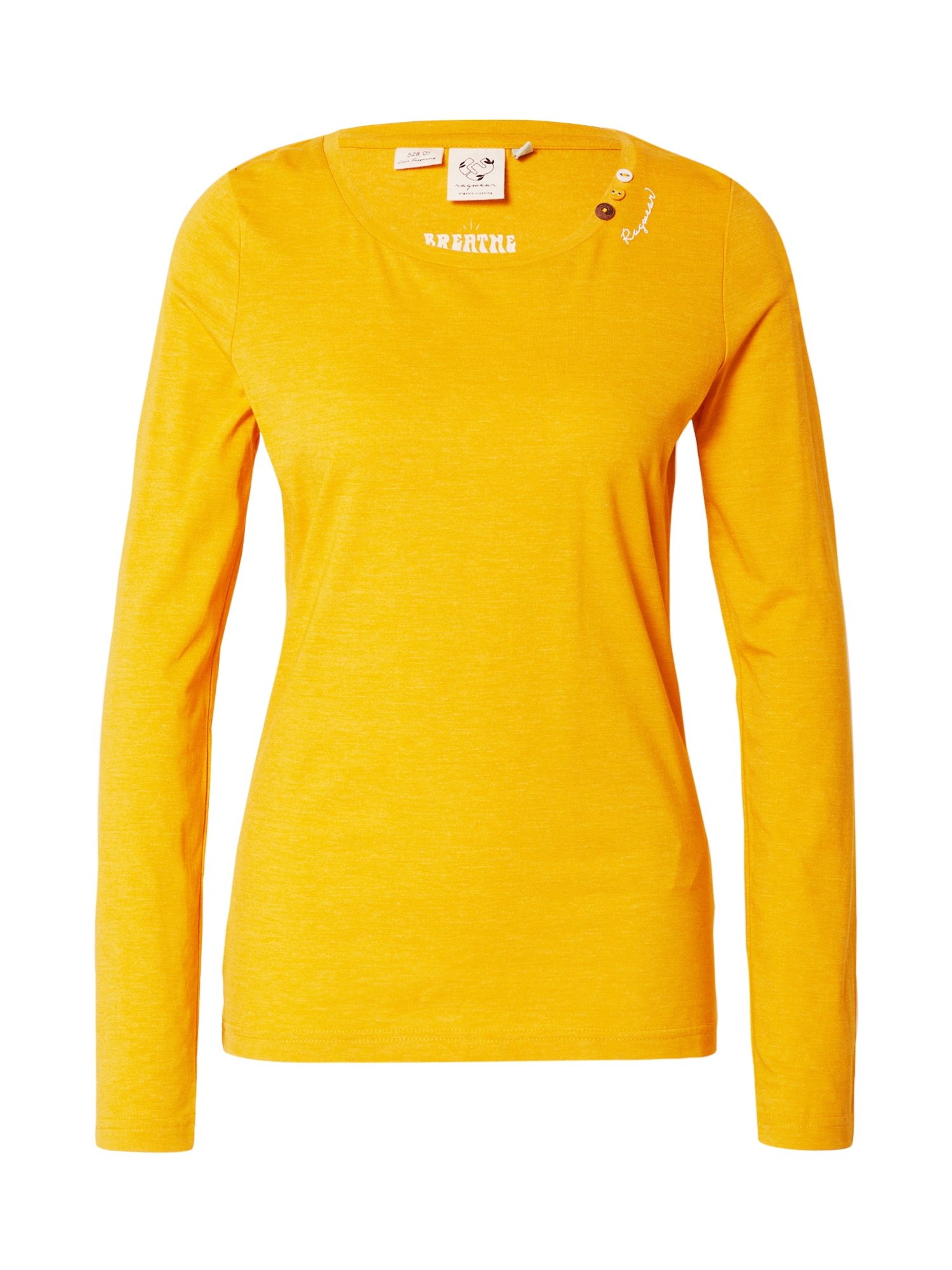 Ragwear Majica 'FLORAH'  rumena / bela