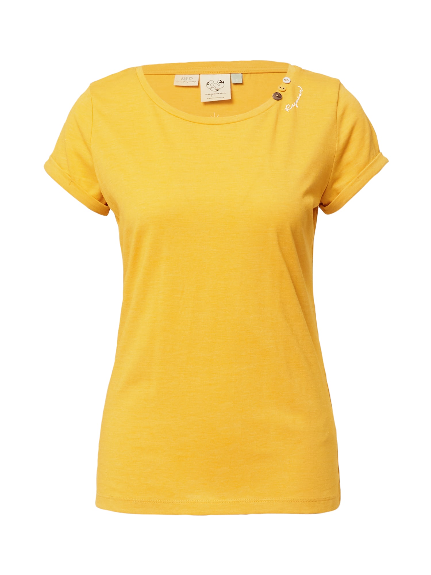 Ragwear Majica 'FLORAH'  rumena / bela
