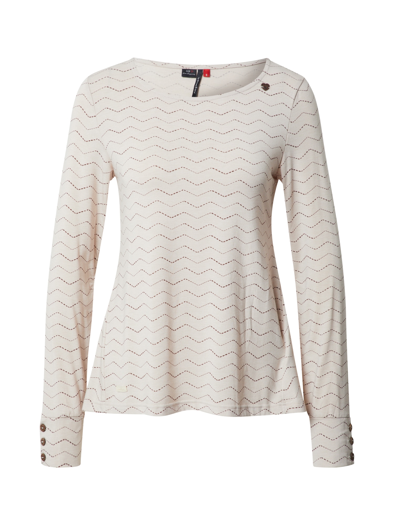 Ragwear Majica 'MALKA'  kremna / rjava