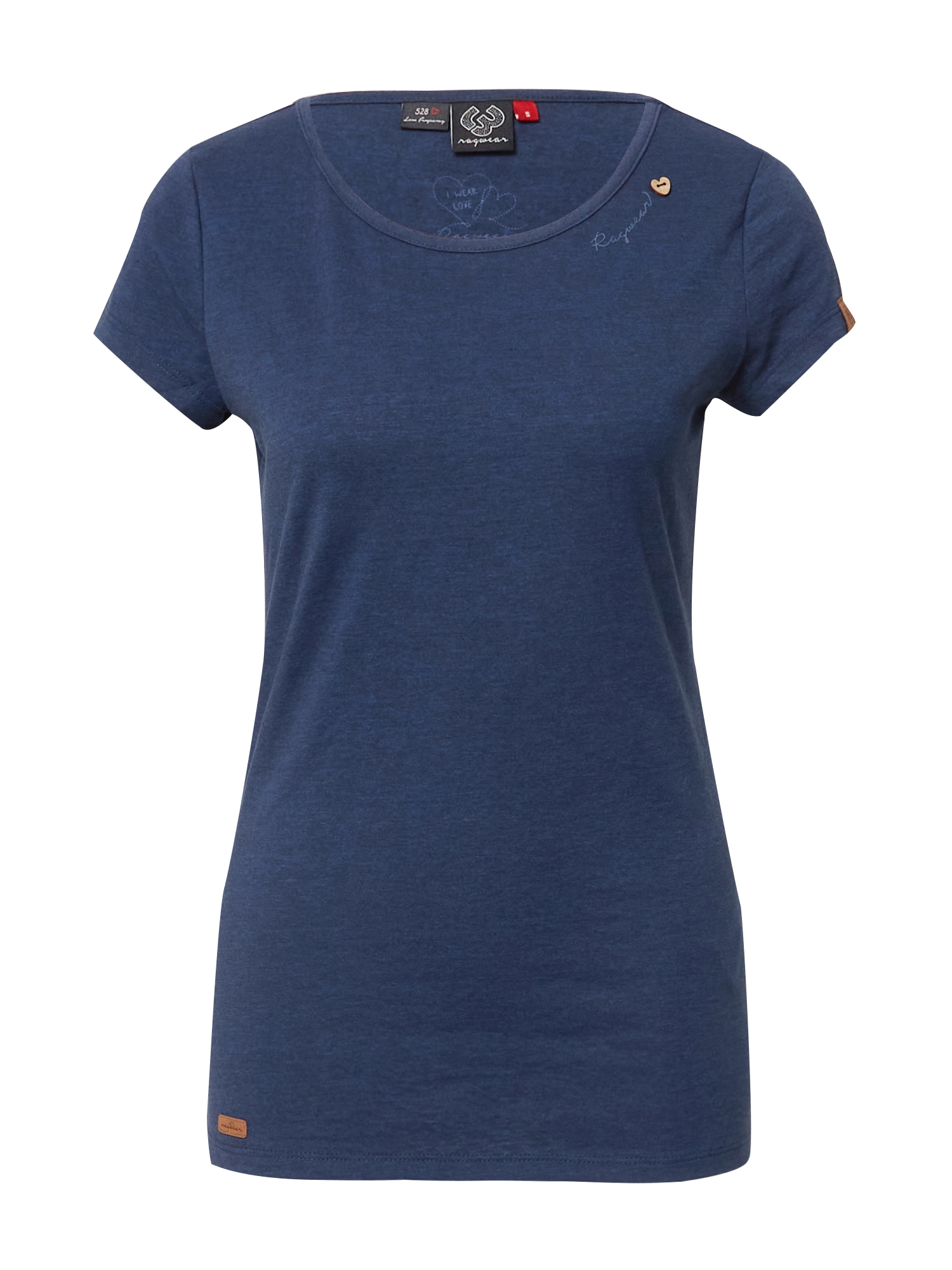 Ragwear Majica 'MINT'  marine / rjava