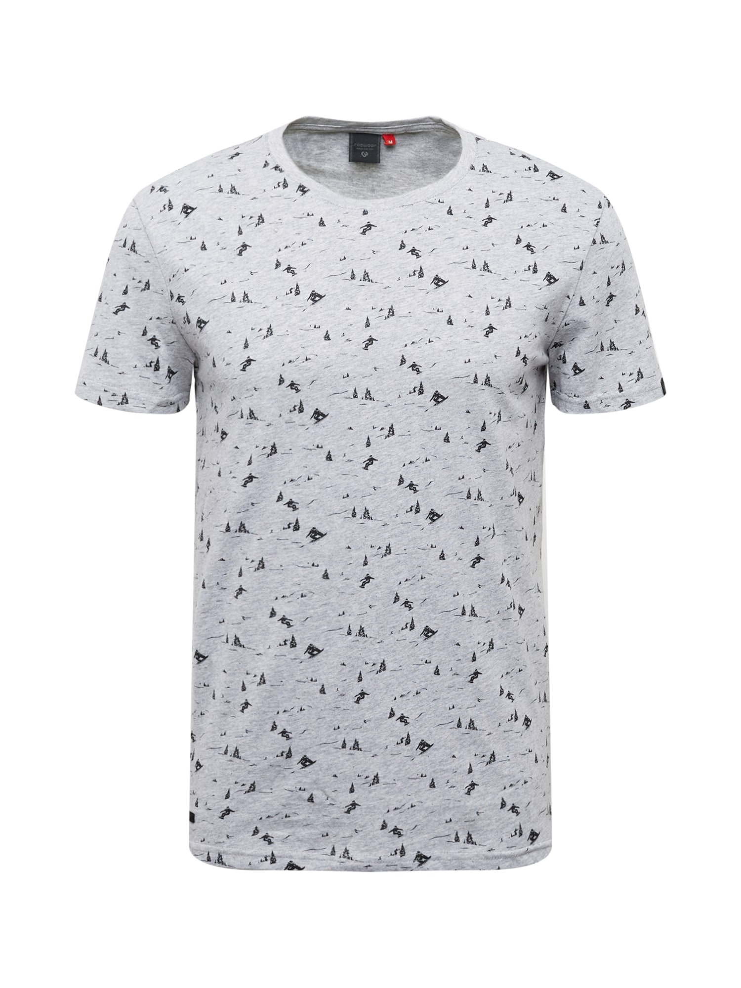 Ragwear Majica 'OLFIE'  pegasto siva / črna