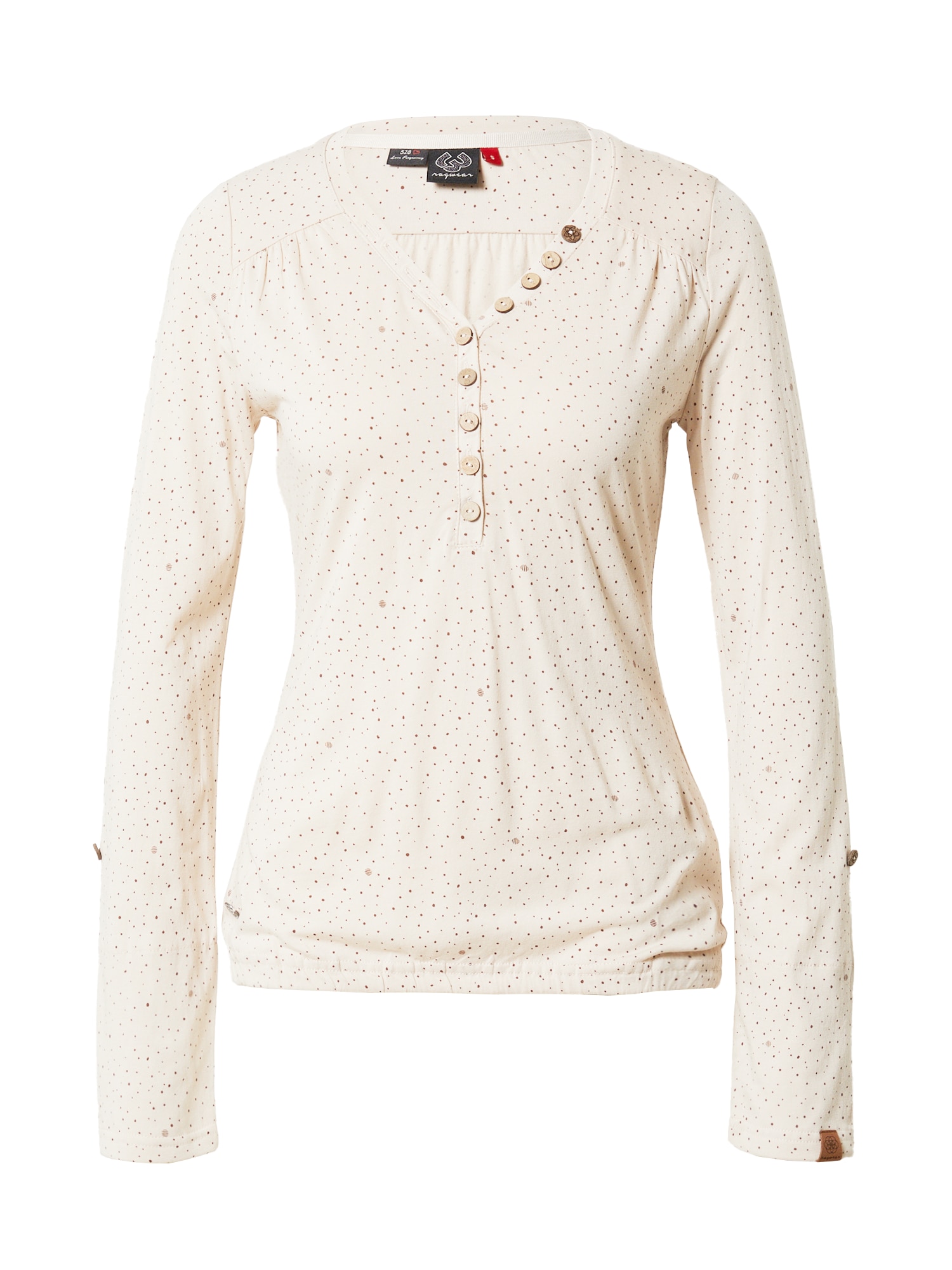 Ragwear Majica 'PINCH'  kremna / rjava