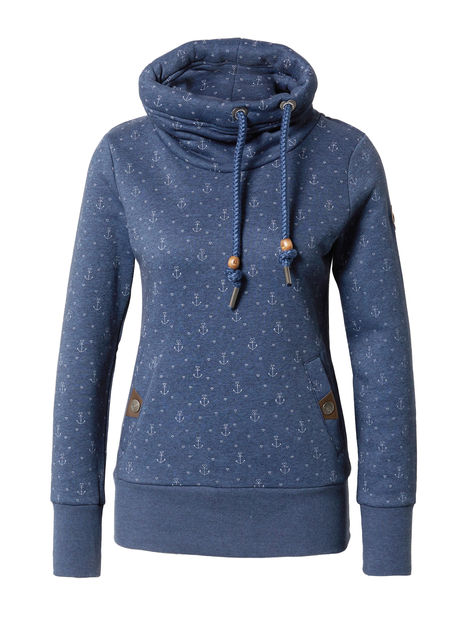 Ragwear Majica 'Rylie Marina'  marine / rjava / bela