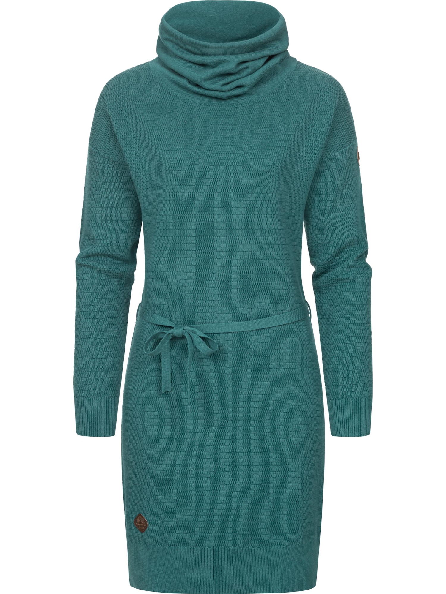 Ragwear Pletena obleka 'Babet'  smaragd