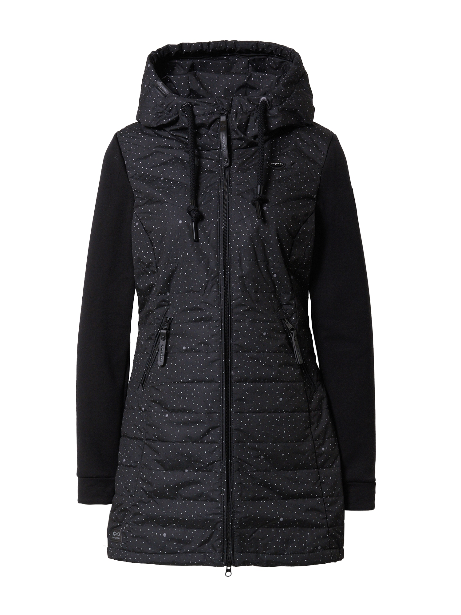 Ragwear Prehodna jakna 'Lucinda'  črna / bela