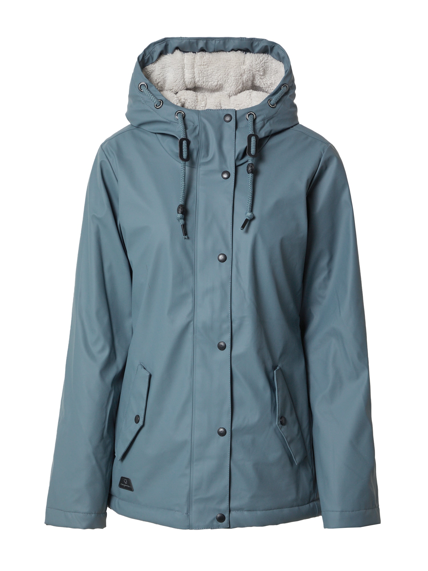 Ragwear Prehodna jakna 'MARGGE'  bazaltno siva / off-bela