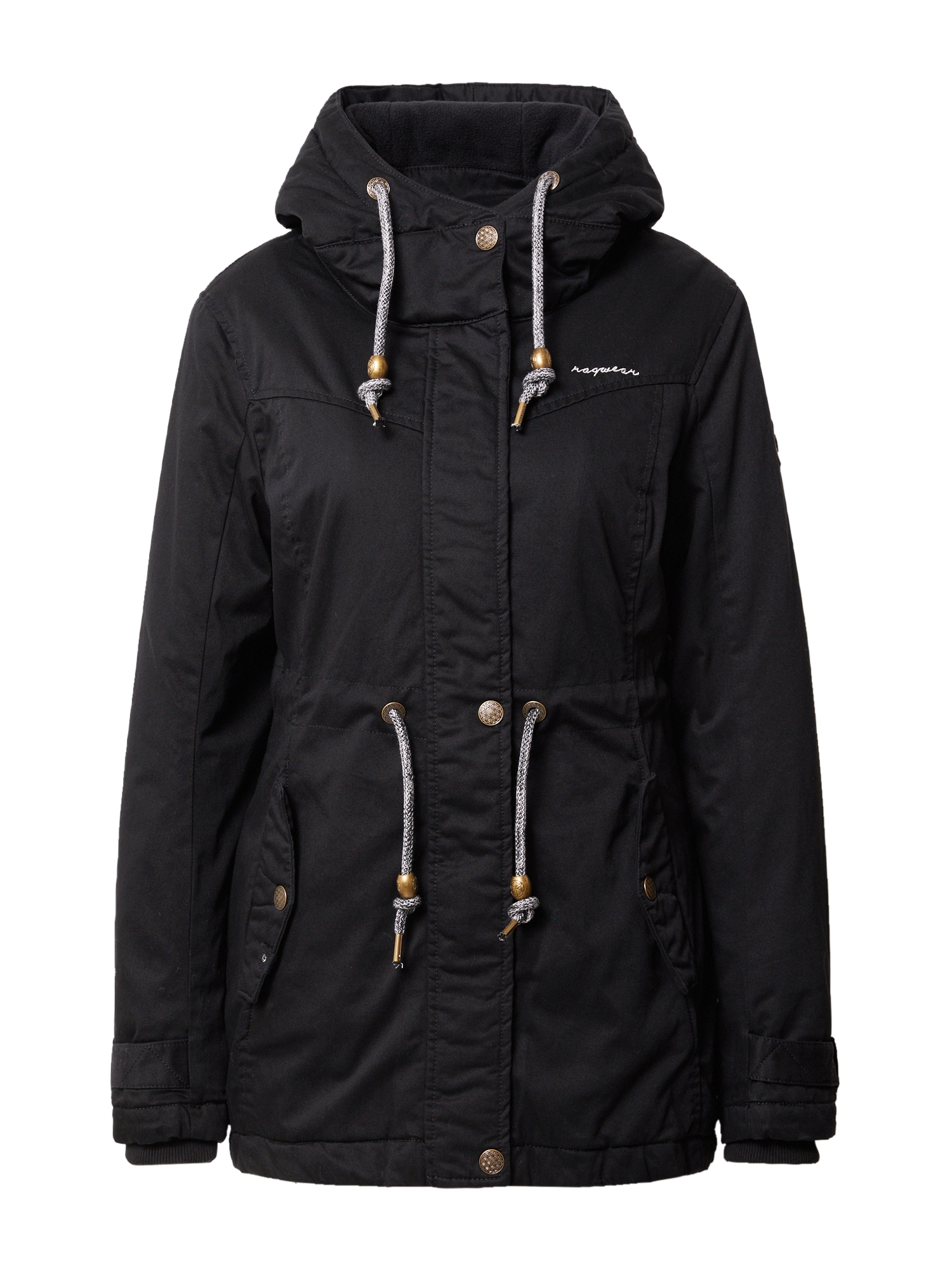 Ragwear Prehodna jakna 'RAQUELA'  črna / bela
