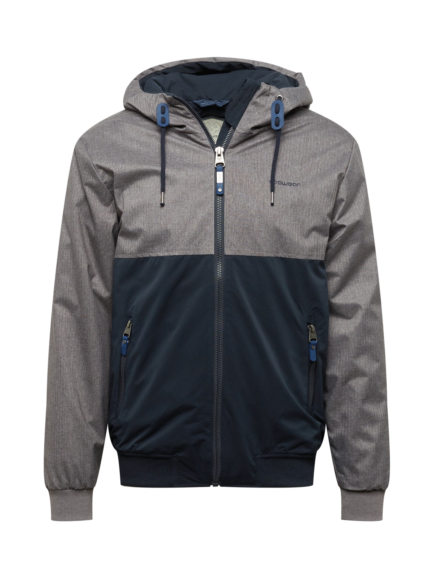 Ragwear Prehodna jakna 'ROENN'  mornarska / pegasto siva