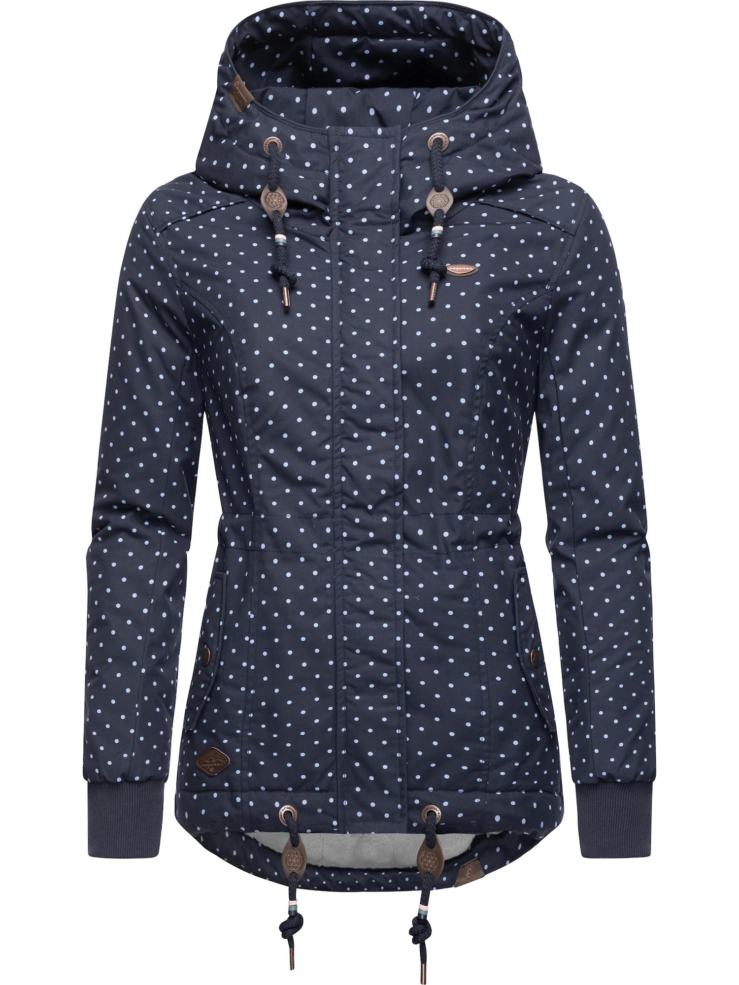 Ragwear Zimska jakna 'Danka'  mornarska / bela