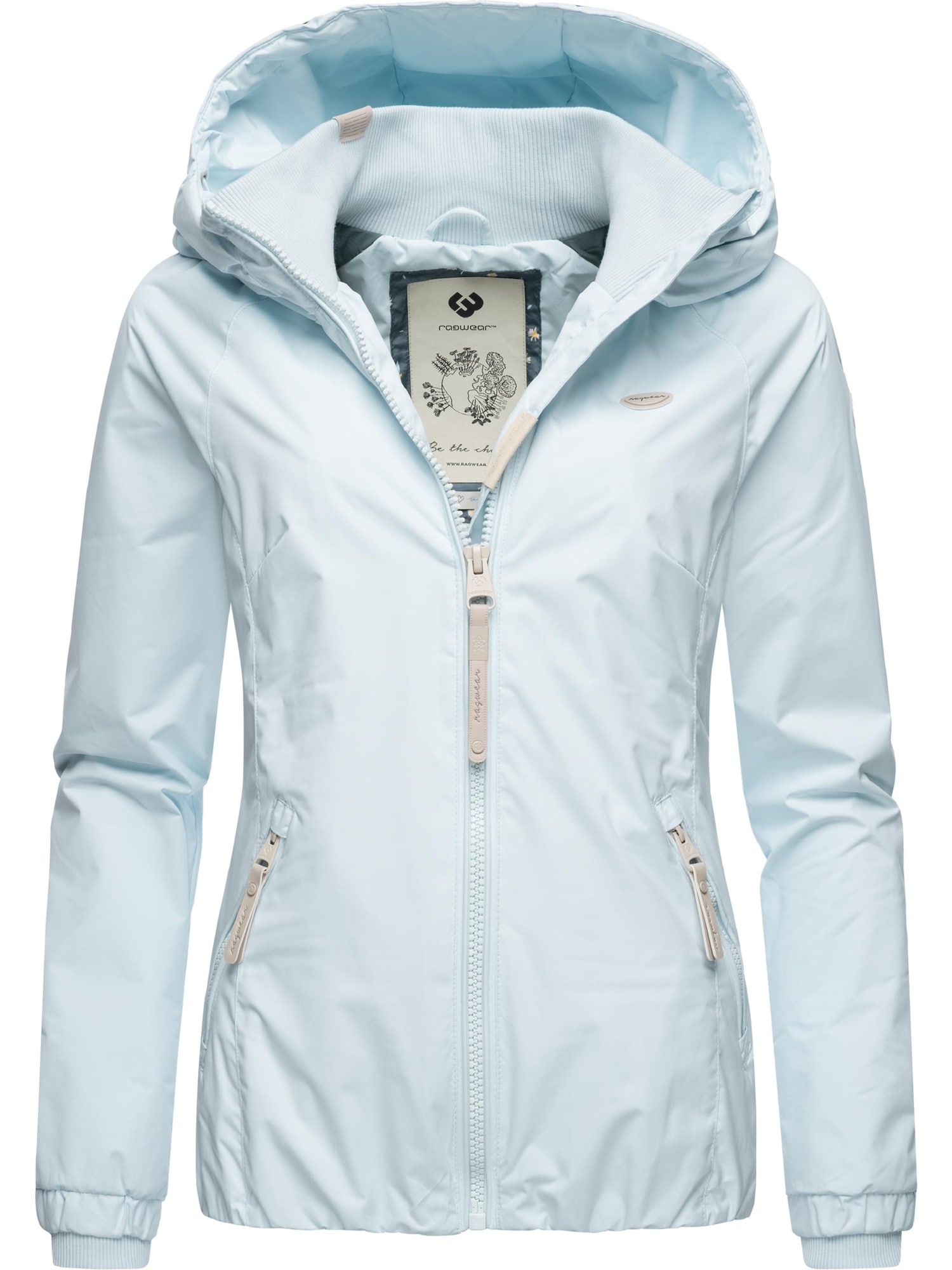 Ragwear Zimska jakna 'Dizzie'  svetlo modra / svetlo siva