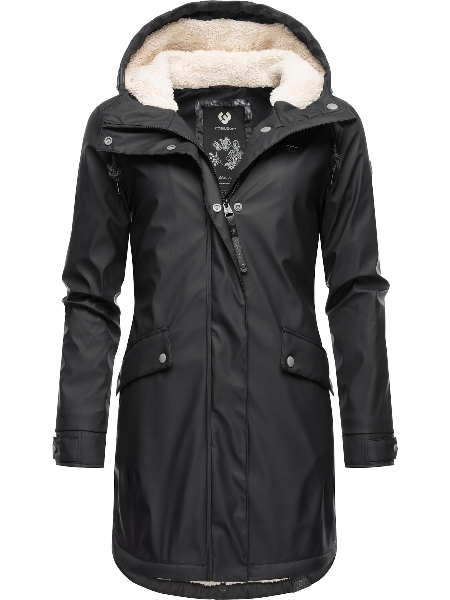 Ragwear Zimski plašč 'Tinsley'  črna