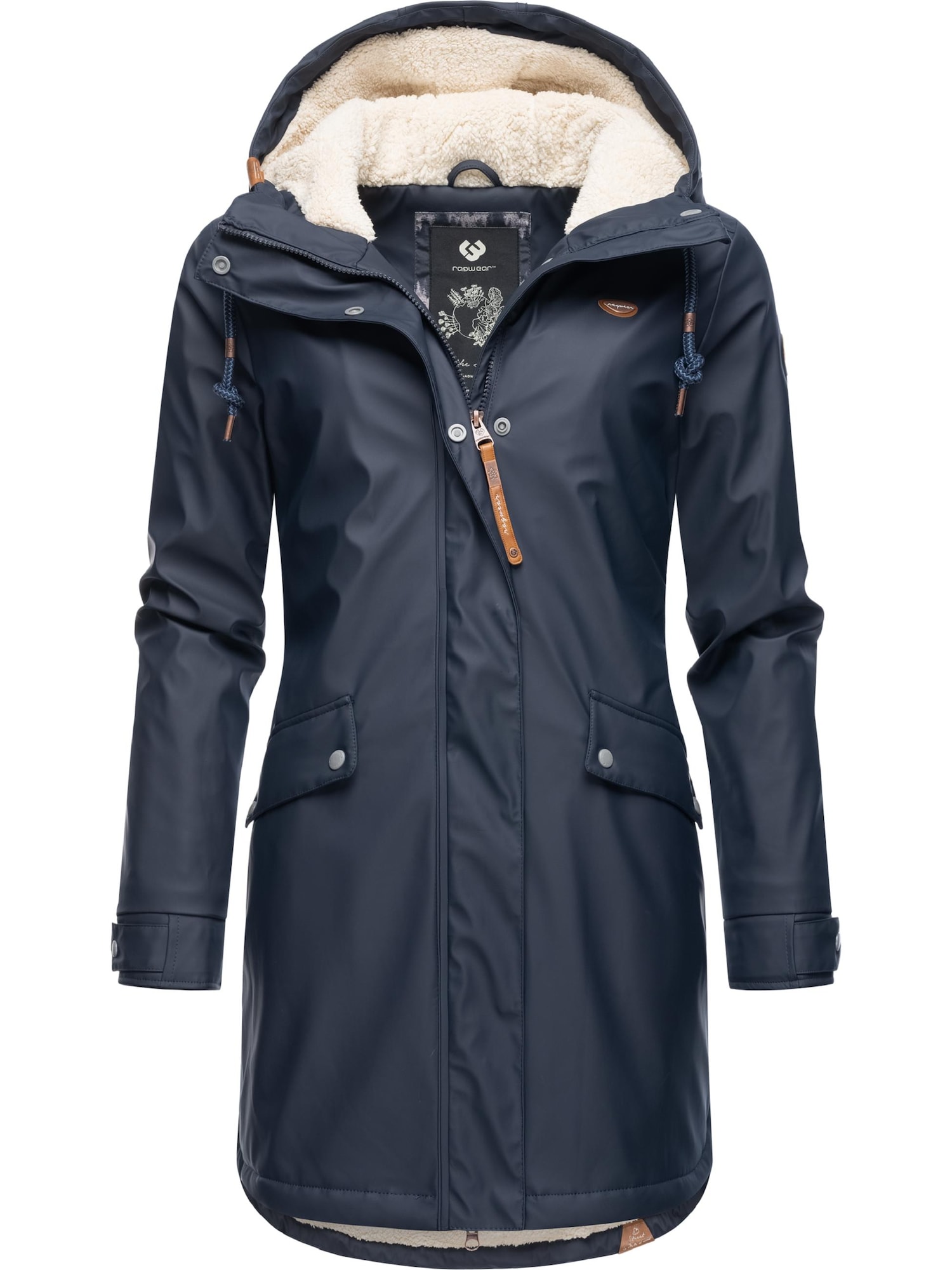 Ragwear Zimski plašč 'Tinsley'  mornarska / rjava
