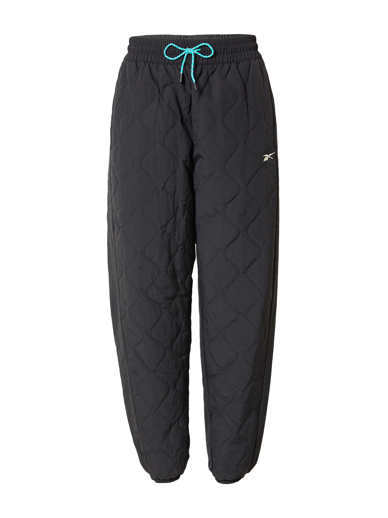Reebok Sport Športne hlače  svetlo bež / voda / črna