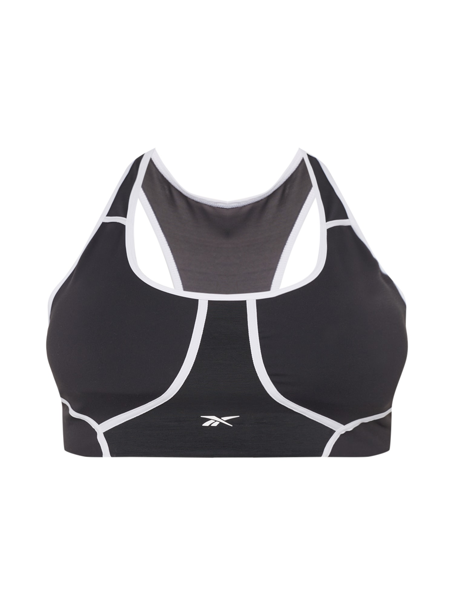 Reebok Sport Športni nederček  črna / bela