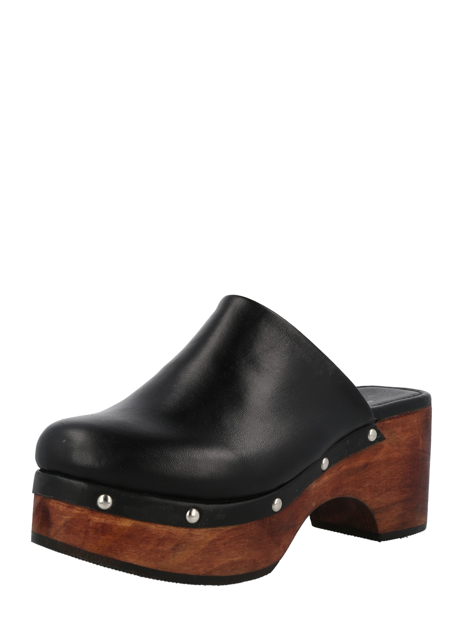 River Island Cokle 'CHUNKY'  črna / srebrna