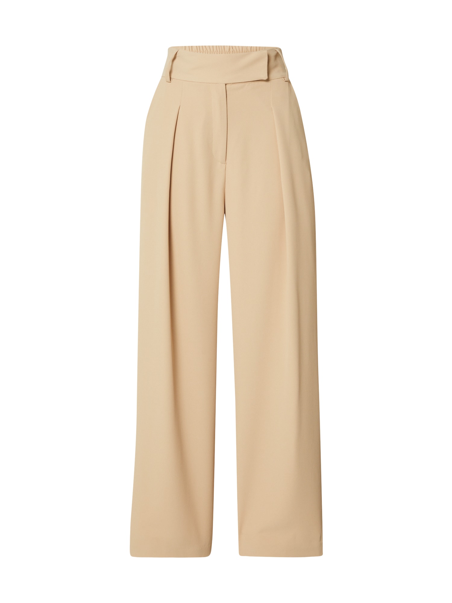 River Island Hlače z naborki  pesek