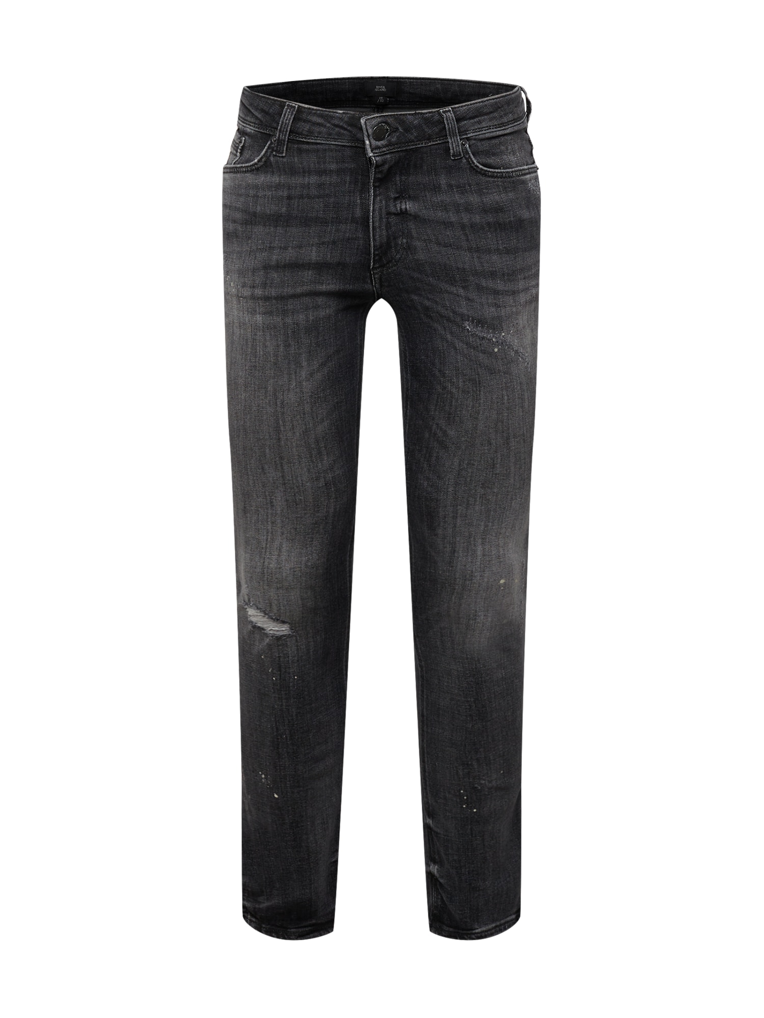 River Island Kavbojke  siv denim