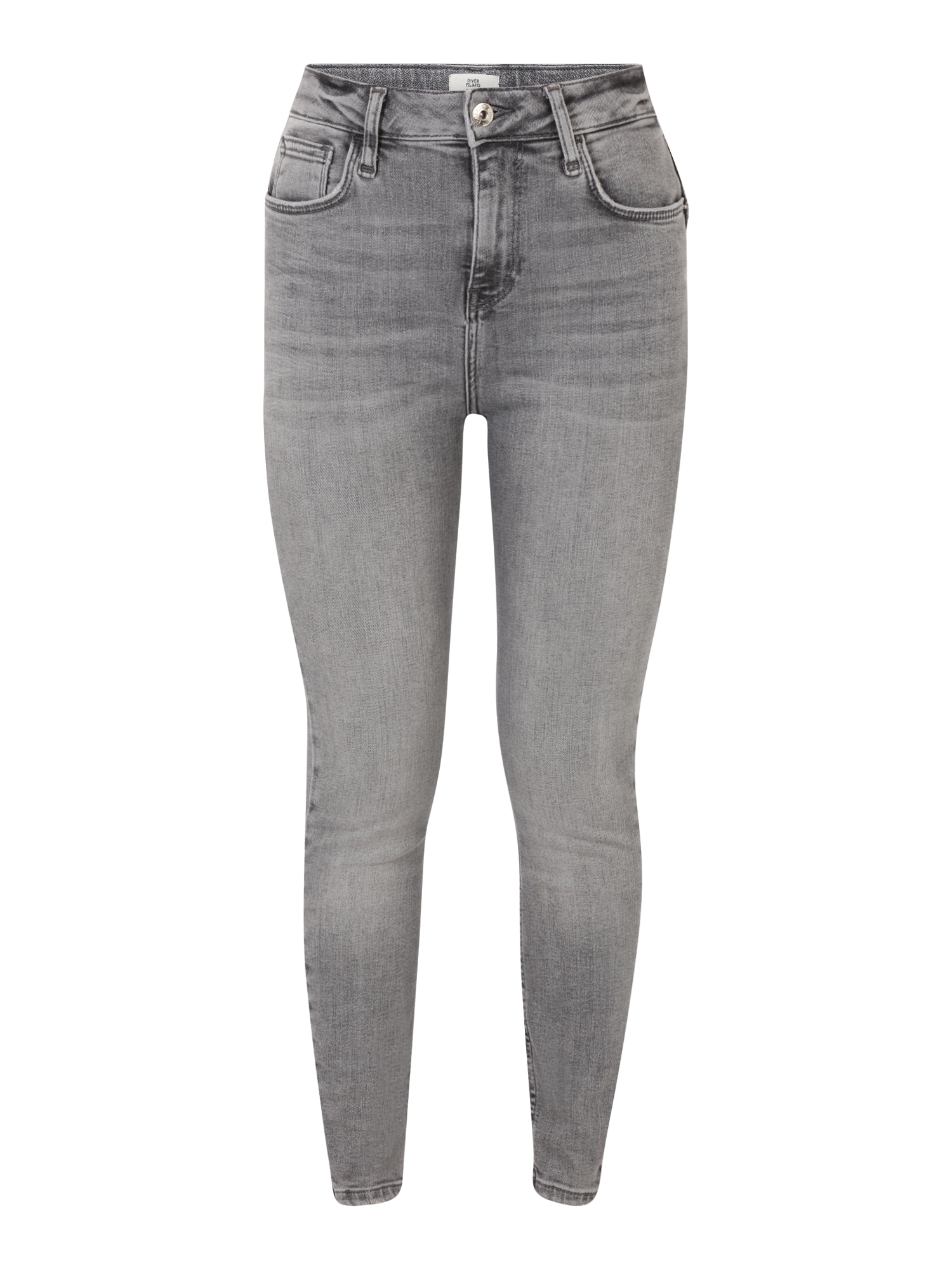 River Island Petite Kavbojke 'PERCY'  siv denim