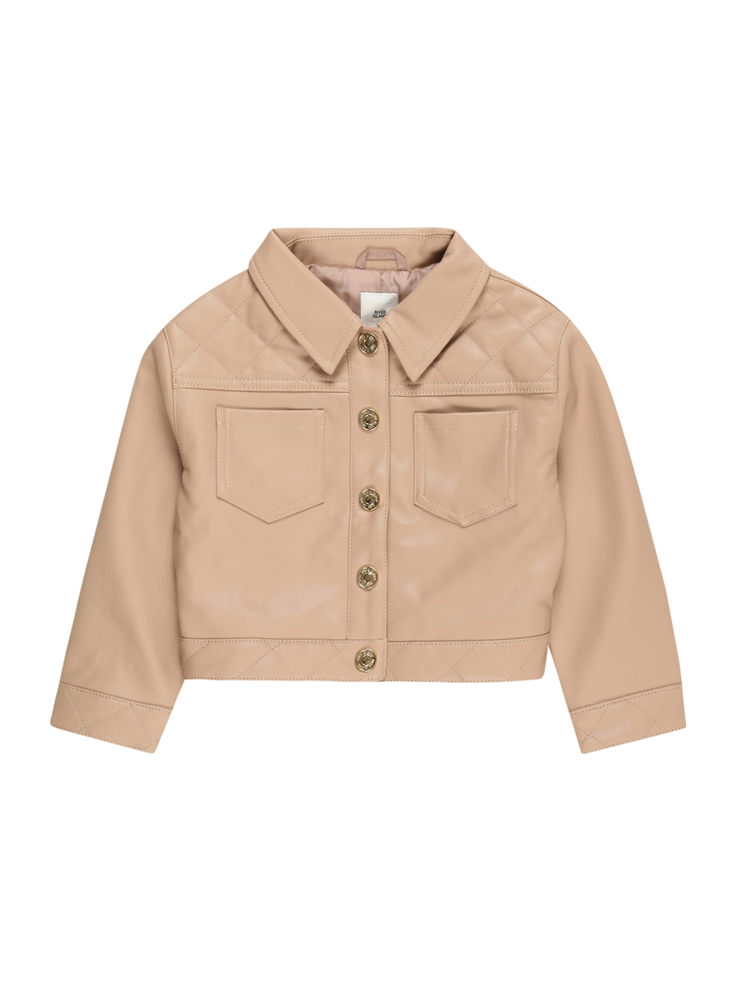 River Island Prehodna jakna  svetlo bež