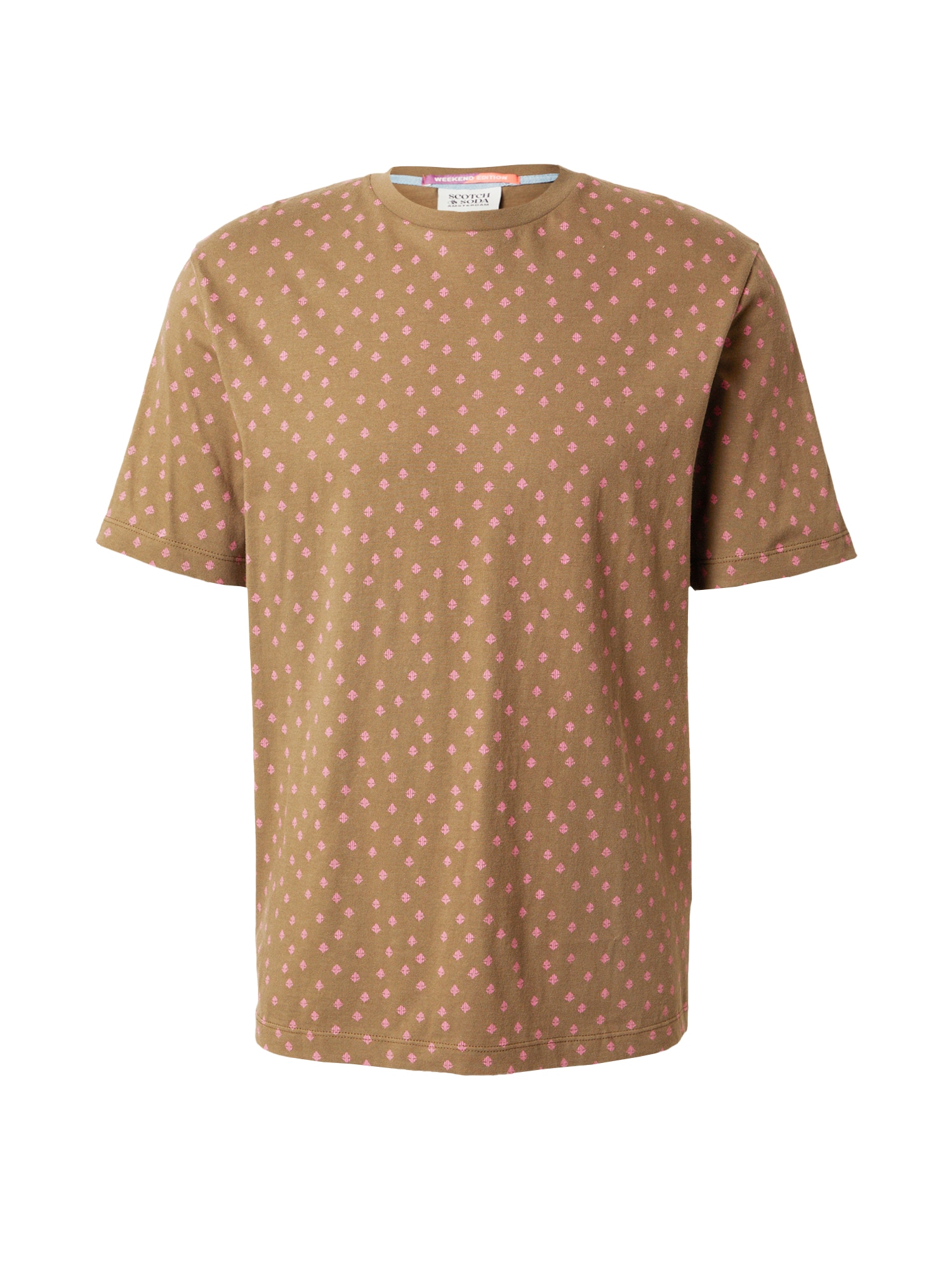 SCOTCH & SODA Majica  svetlo rjava / svetlo roza