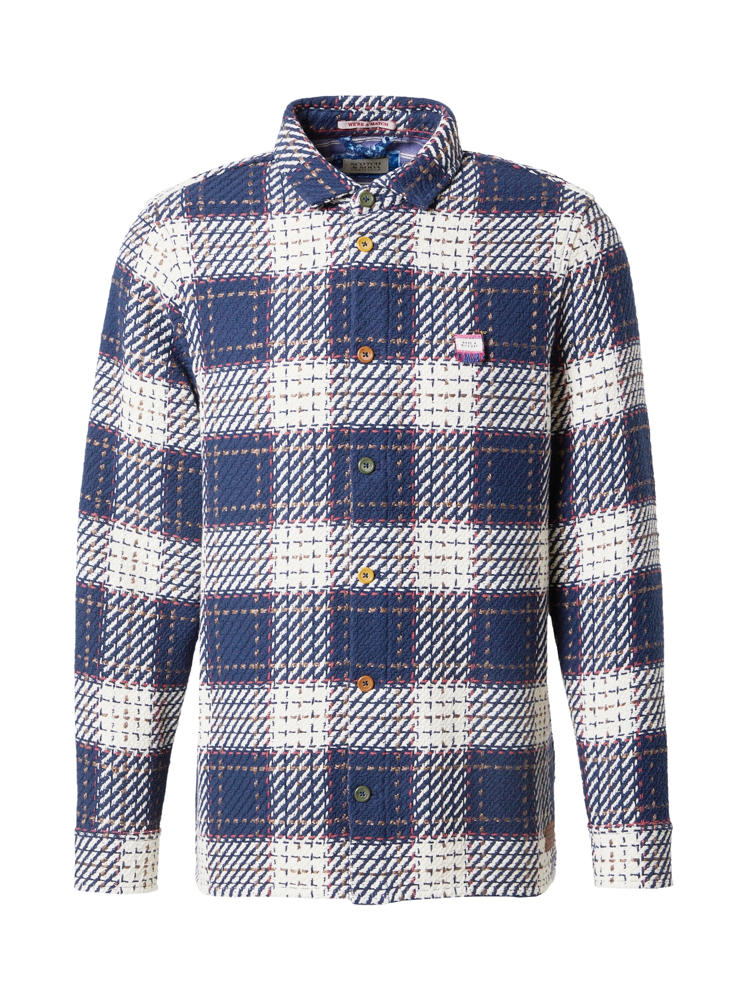 SCOTCH & SODA Prehodna jakna  marine / rjava / melona / bela