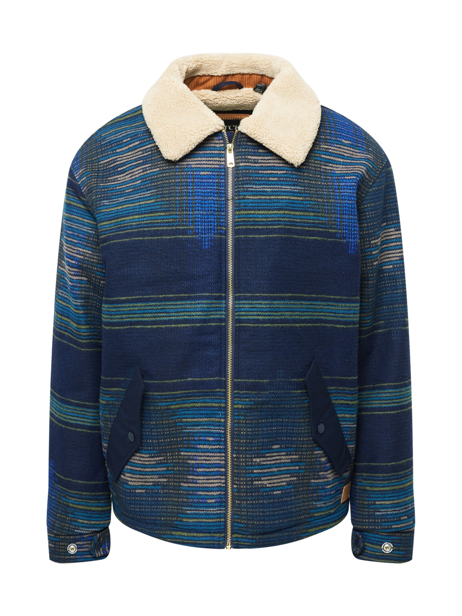 SCOTCH & SODA Prehodna jakna  modra / nočno modra / travnato zelena