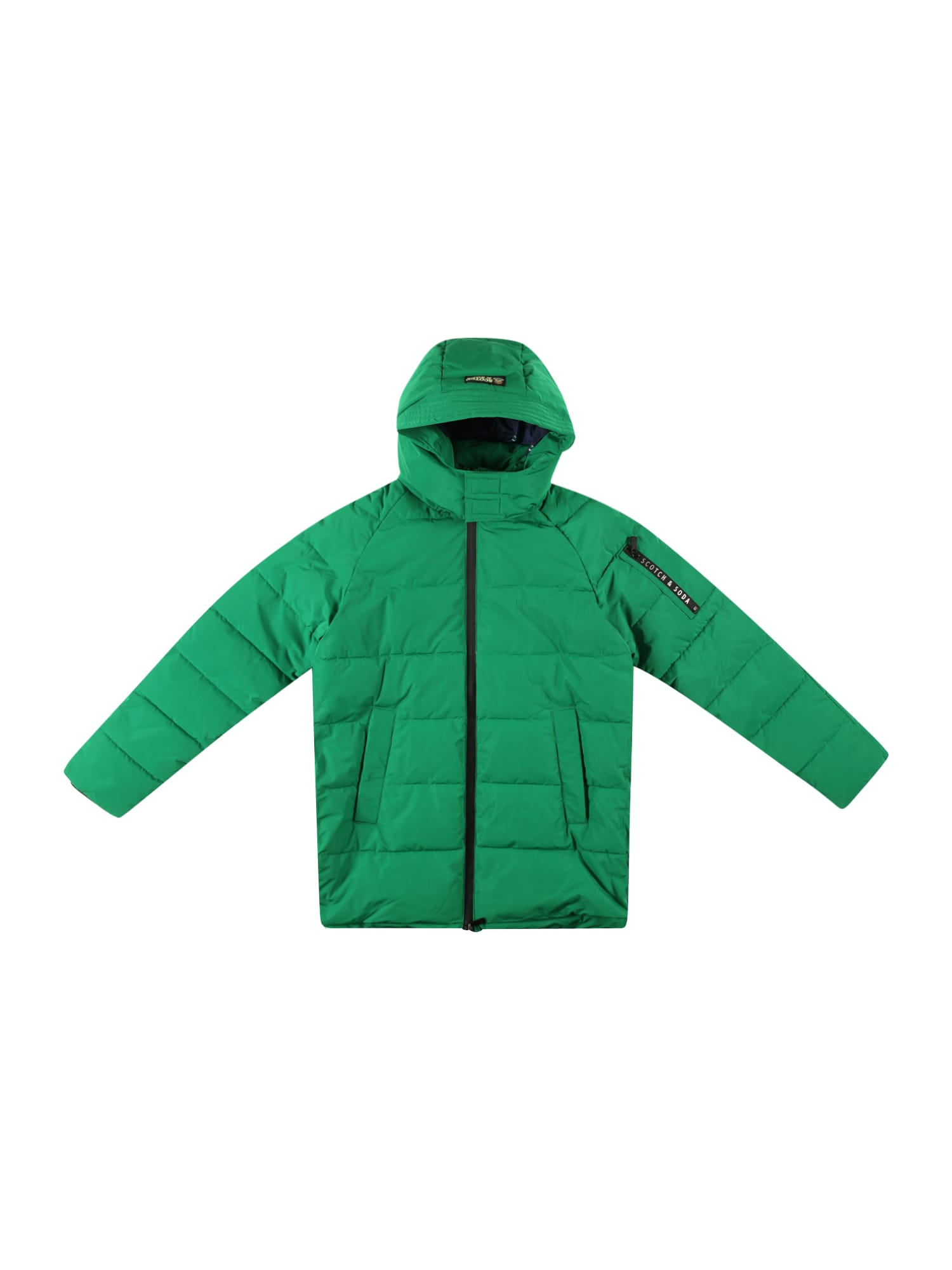SCOTCH & SODA Prehodna jakna  siva / travnato zelena