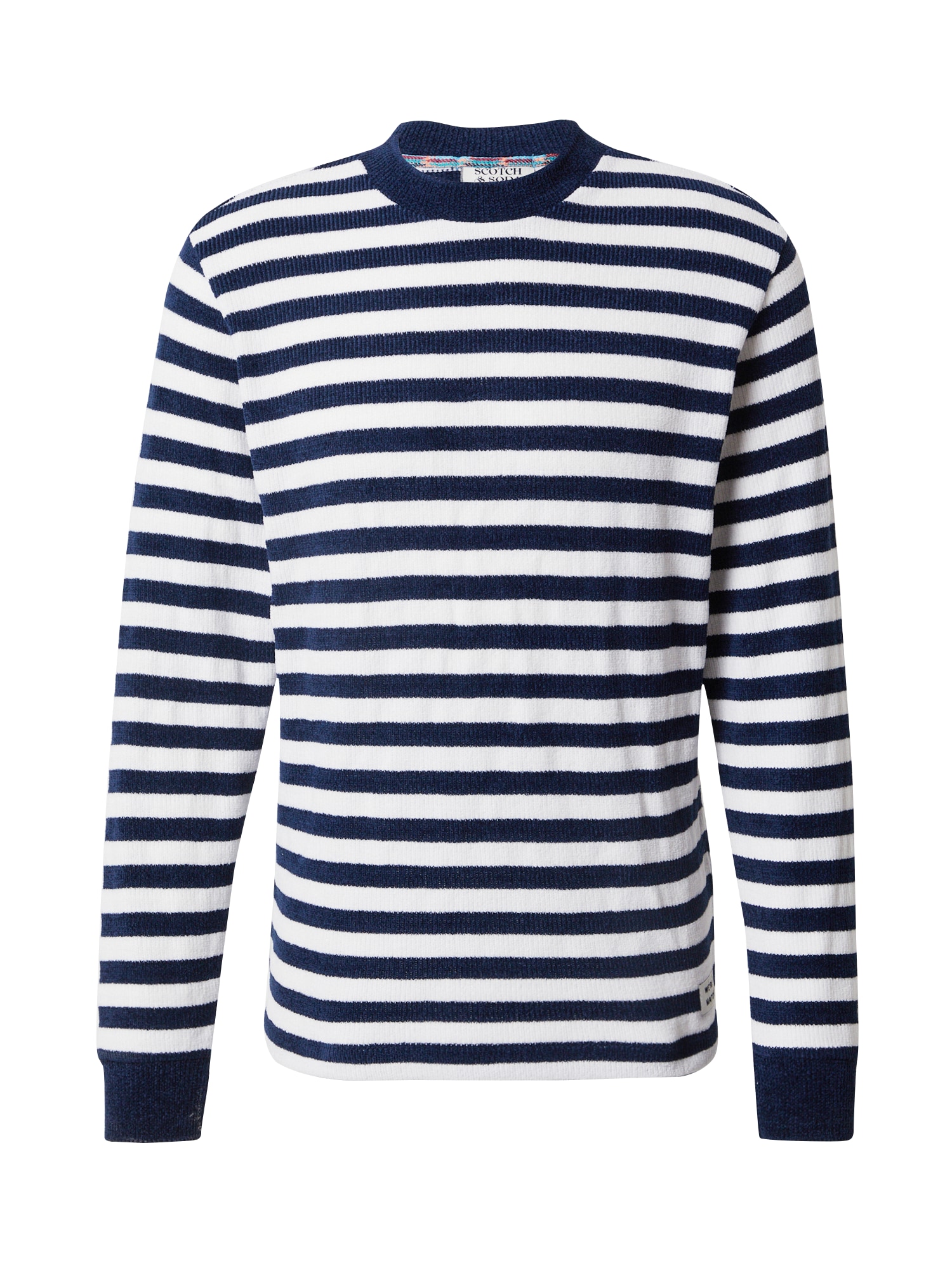 SCOTCH & SODA Pulover  temno modra / bela