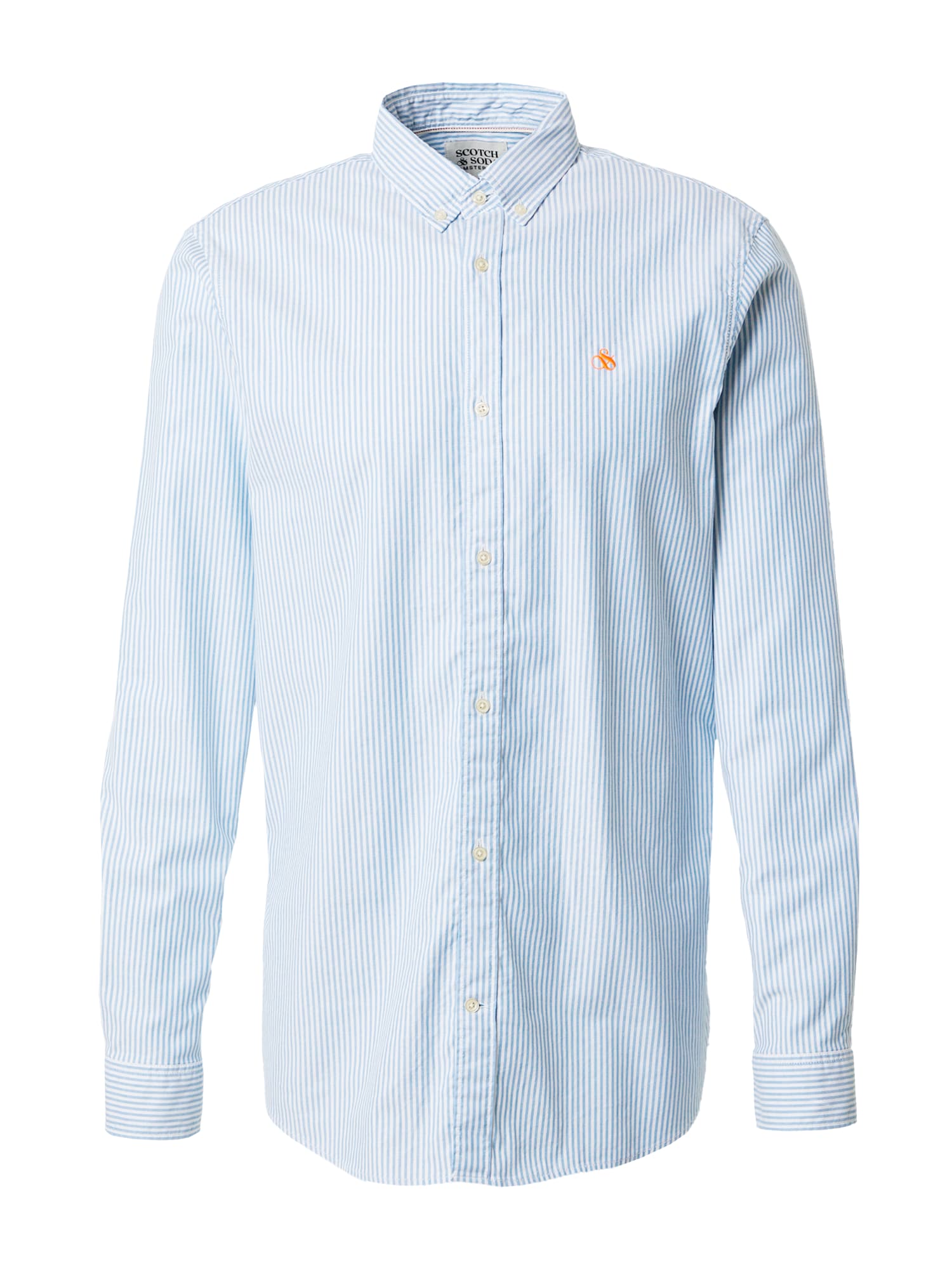 SCOTCH & SODA Srajca  svetlo modra / oranžna / bela