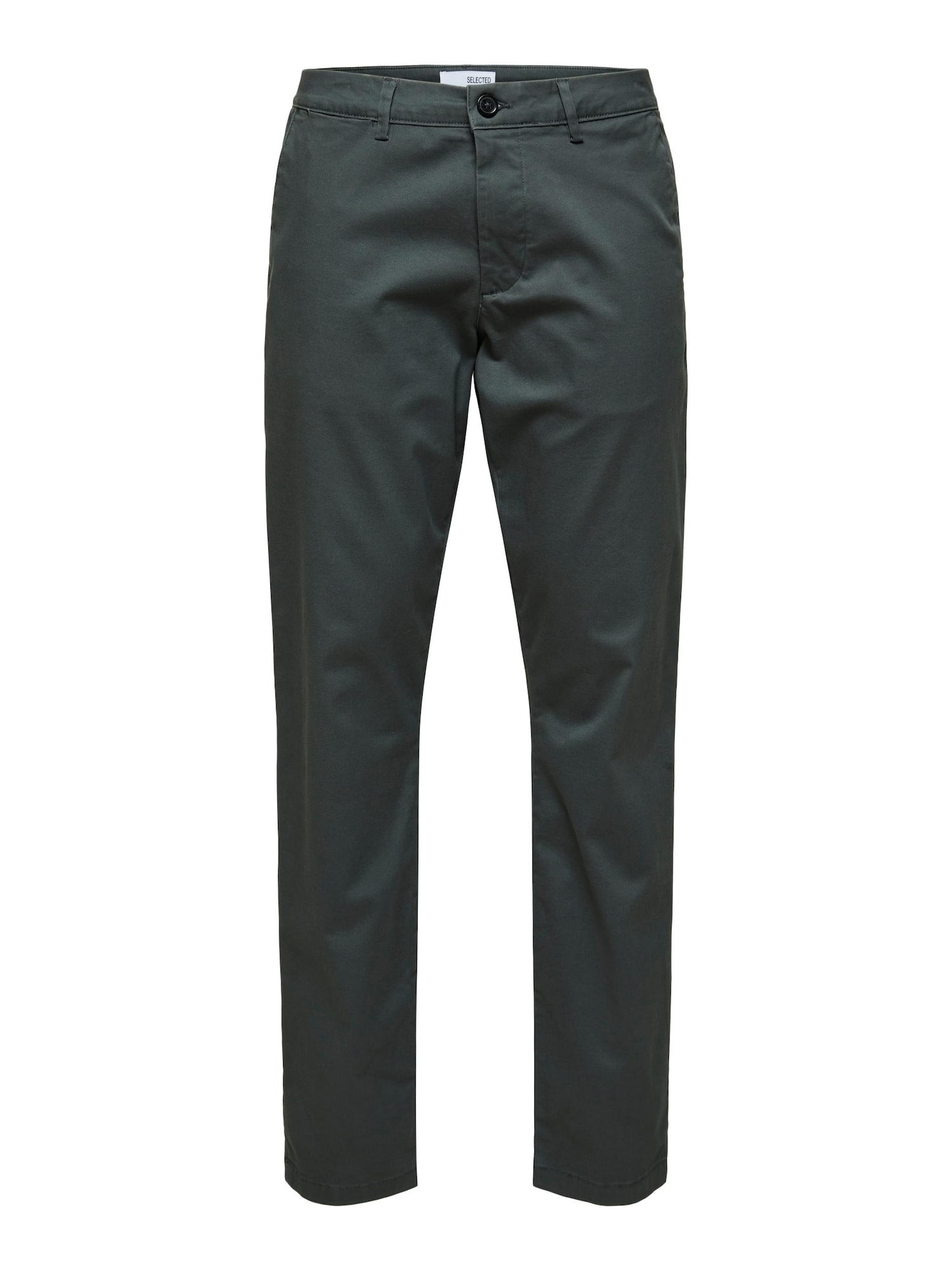 SELECTED HOMME Chino hlače 'NEW MILES'  temno siva