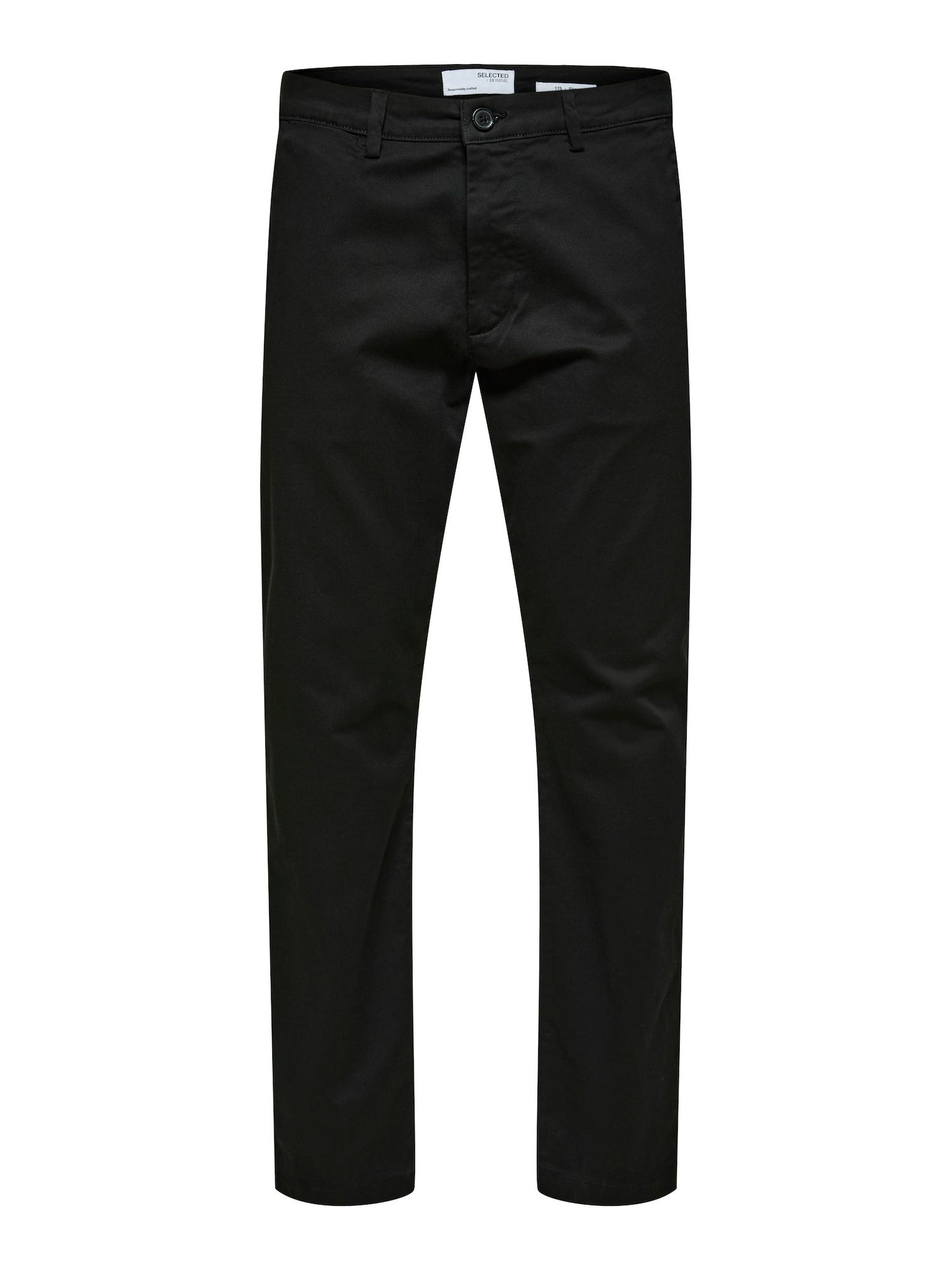 SELECTED HOMME Chino hlače 'New Miles'  črna