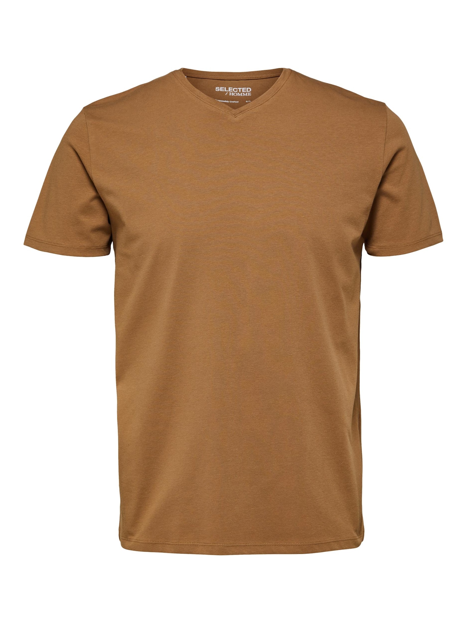 SELECTED HOMME Majica  svetlo rjava