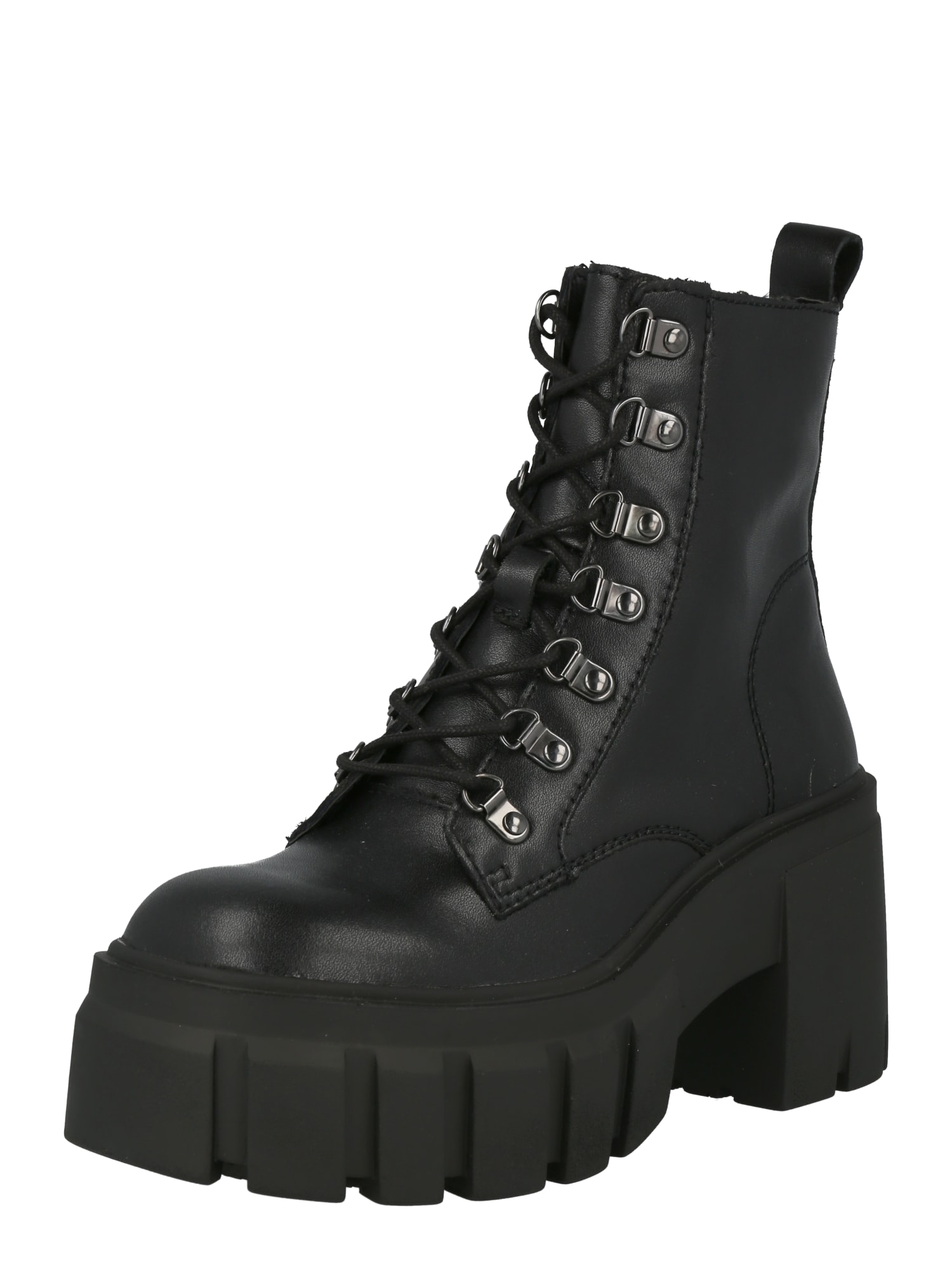 STEVE MADDEN Gležnarji z vezalkami 'BEWILDER'  črna