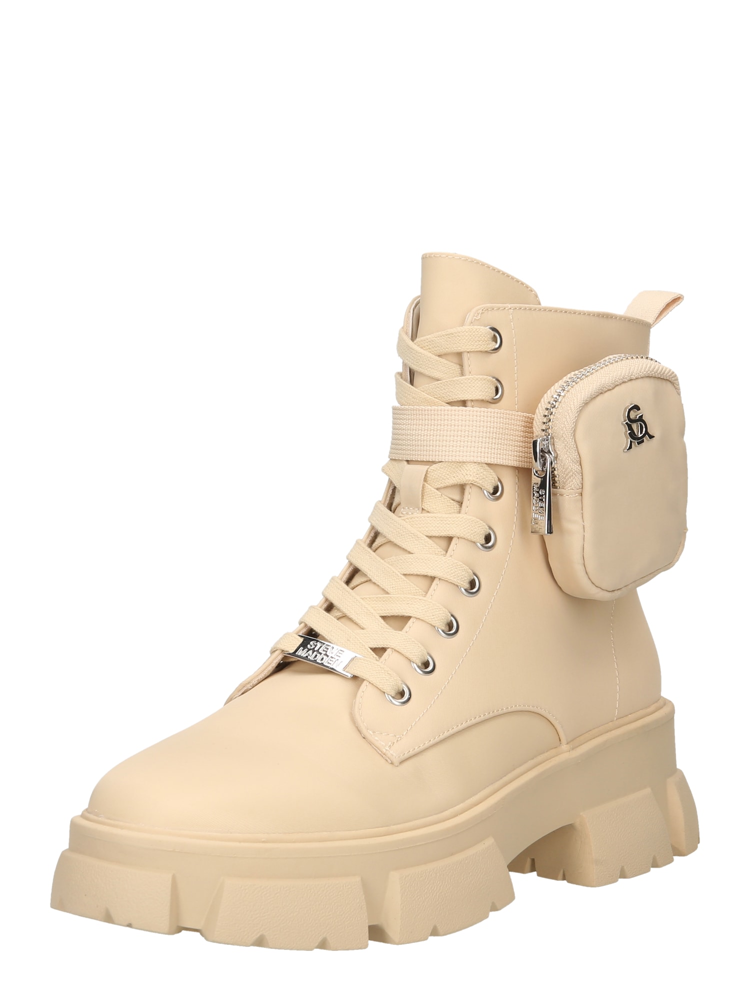 STEVE MADDEN Gležnarji z vezalkami 'Tanker'  pesek