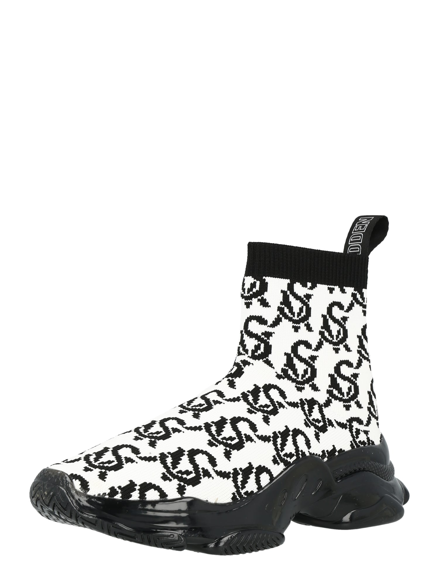 STEVE MADDEN Visoke superge 'MASTER'  črna / bela