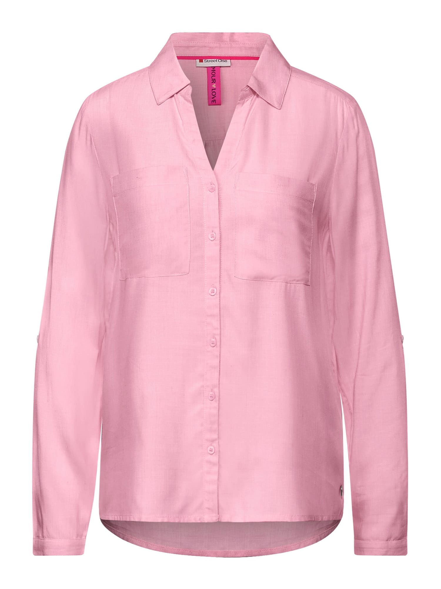 STREET ONE Bluza 'Chambray'  roza
