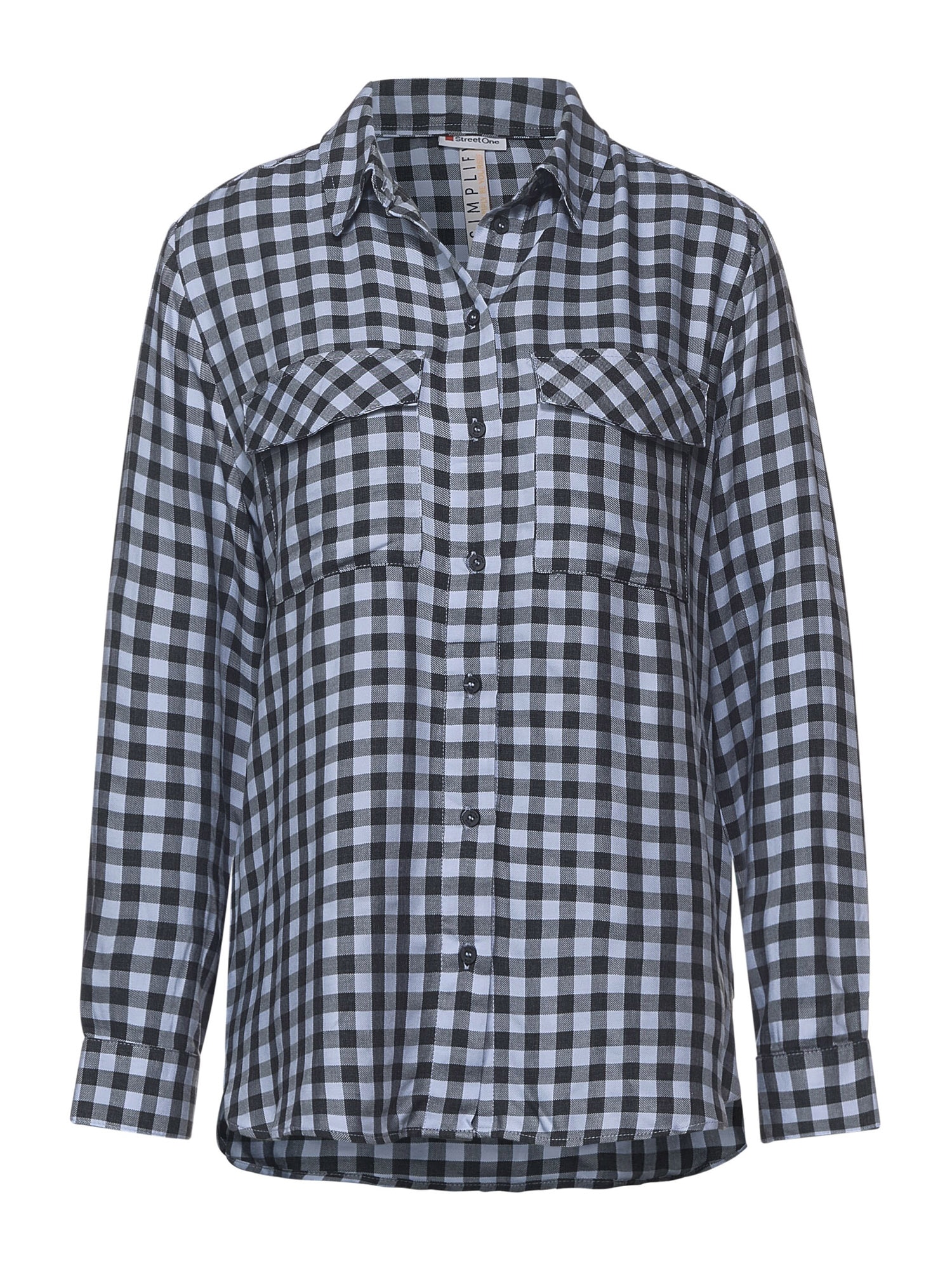 STREET ONE Bluza  marine / svetlo modra