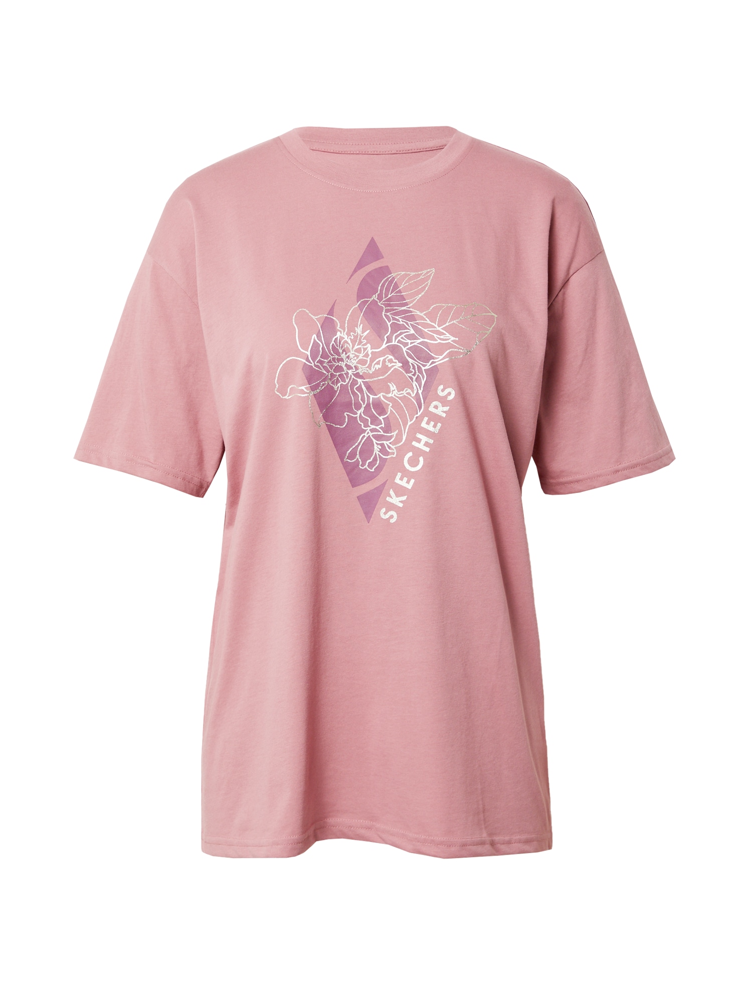 Skechers Performance Funkcionalna majica  temno liila / roza / bela