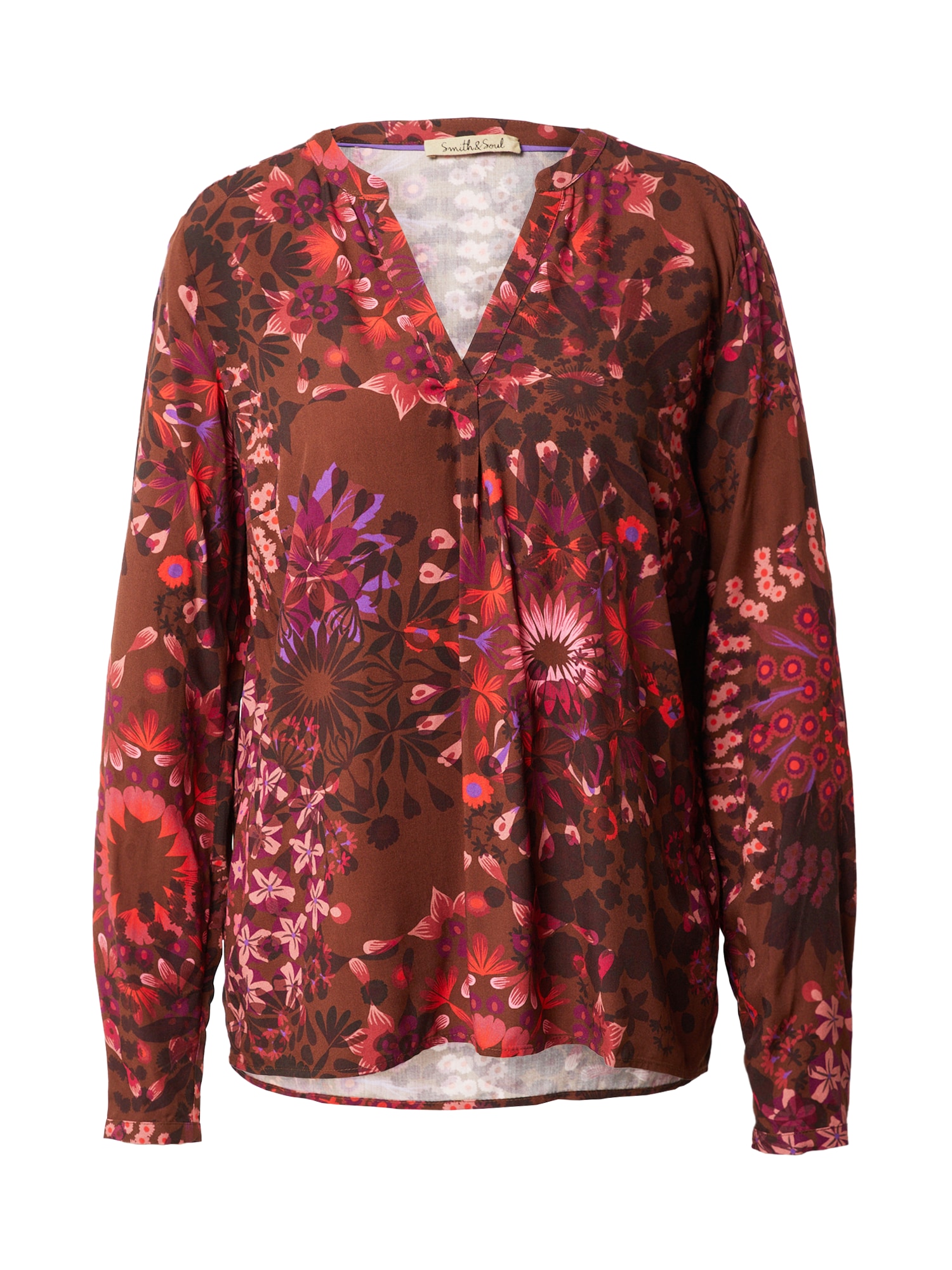 Smith&Soul Bluza 'Vince'  lila / jagoda / roza / svetlo rdeča