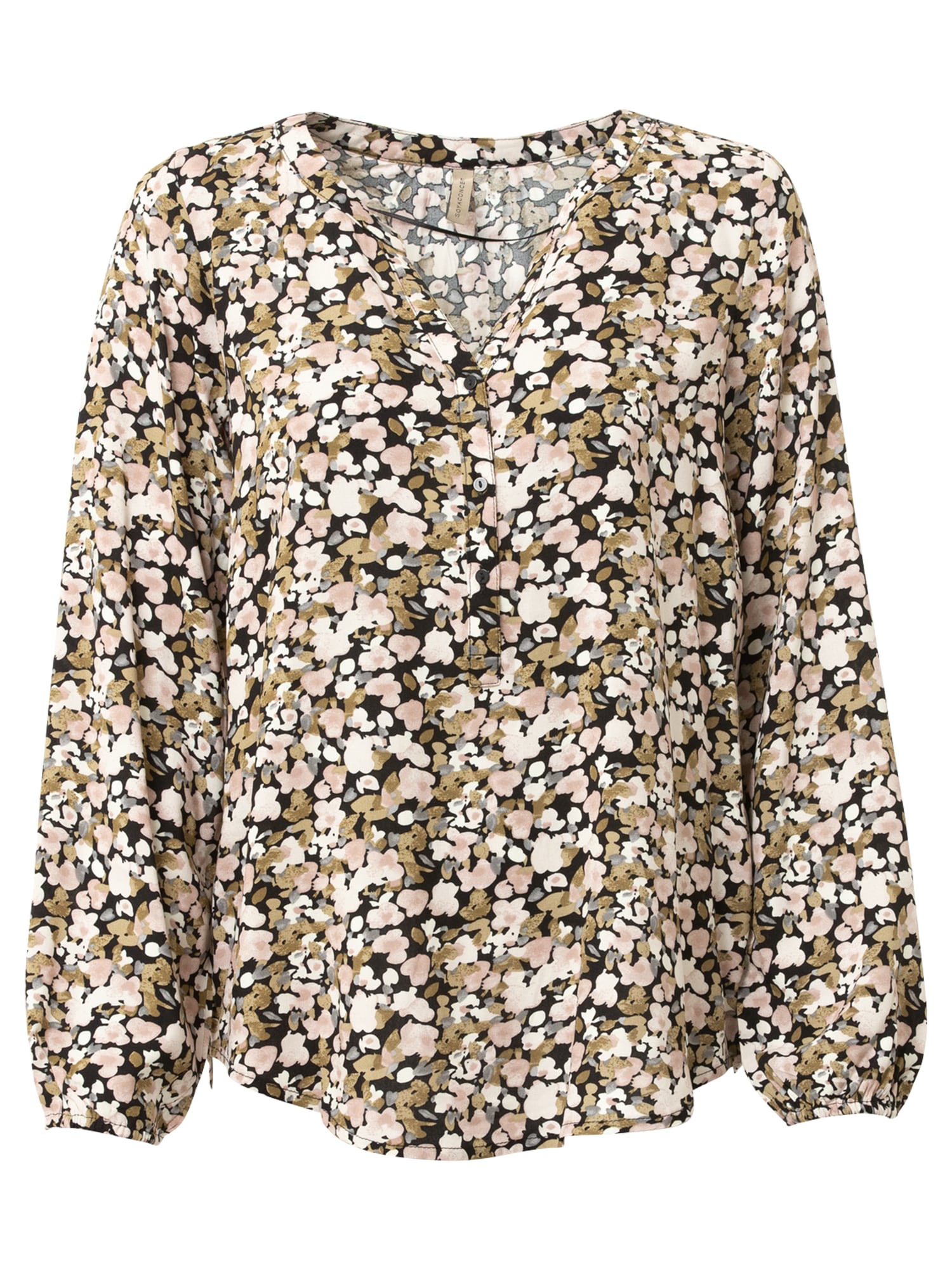 Soyaconcept Bluza  nude / chamois / svetlo bež / kapučino / črna